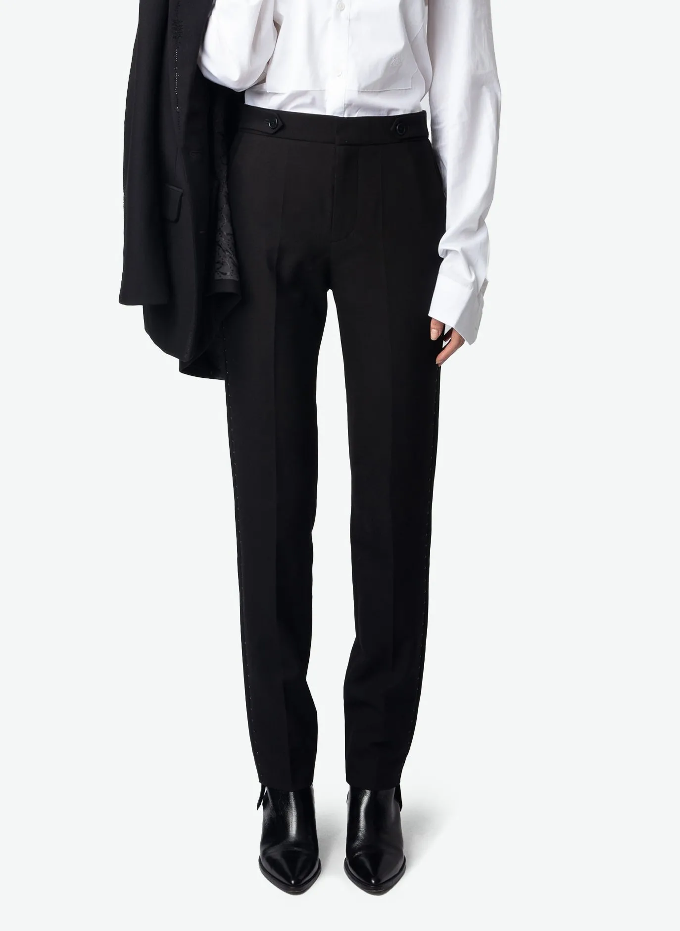 Gerade Anzughose Schwarz PANNY