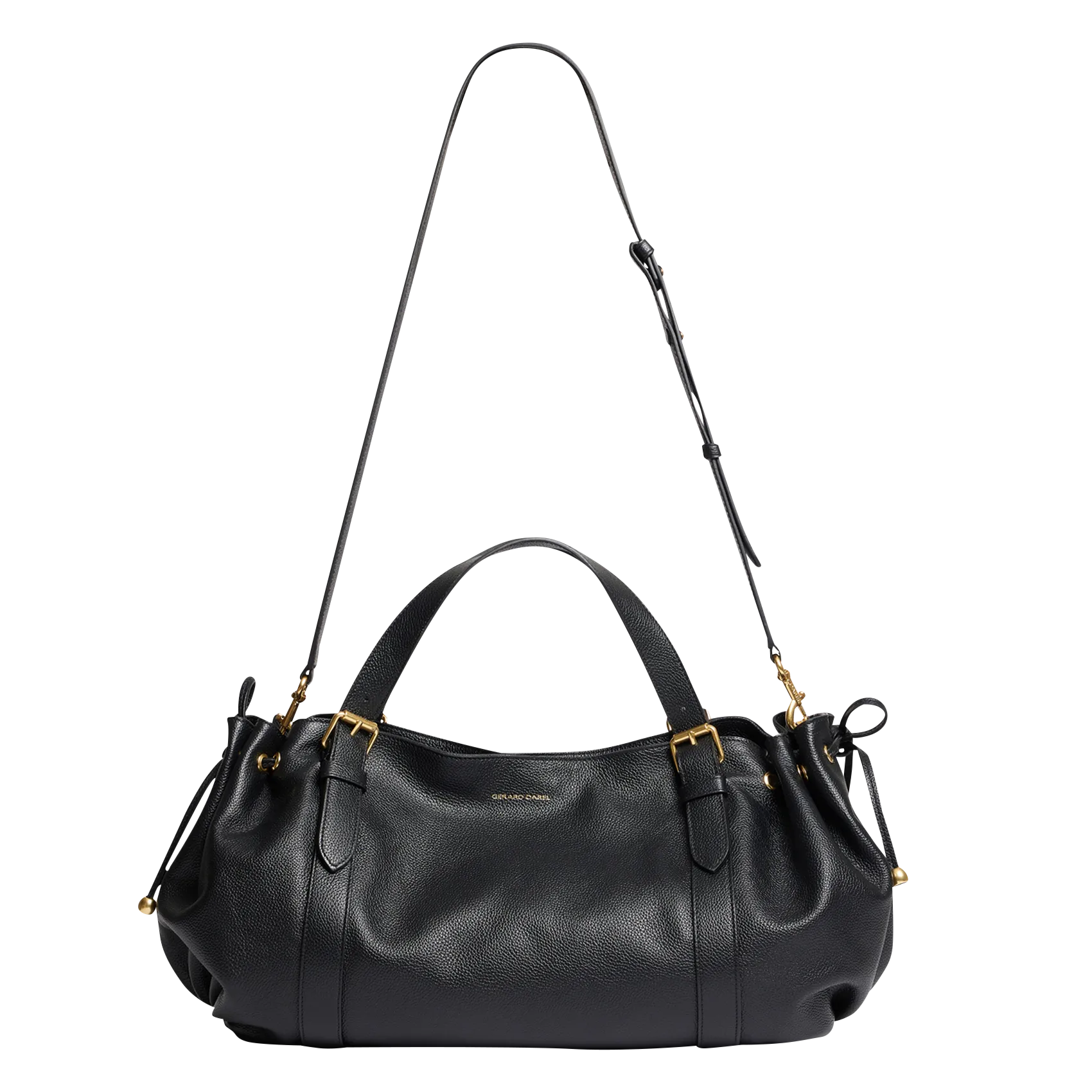 Lederhandtasche Schwarz