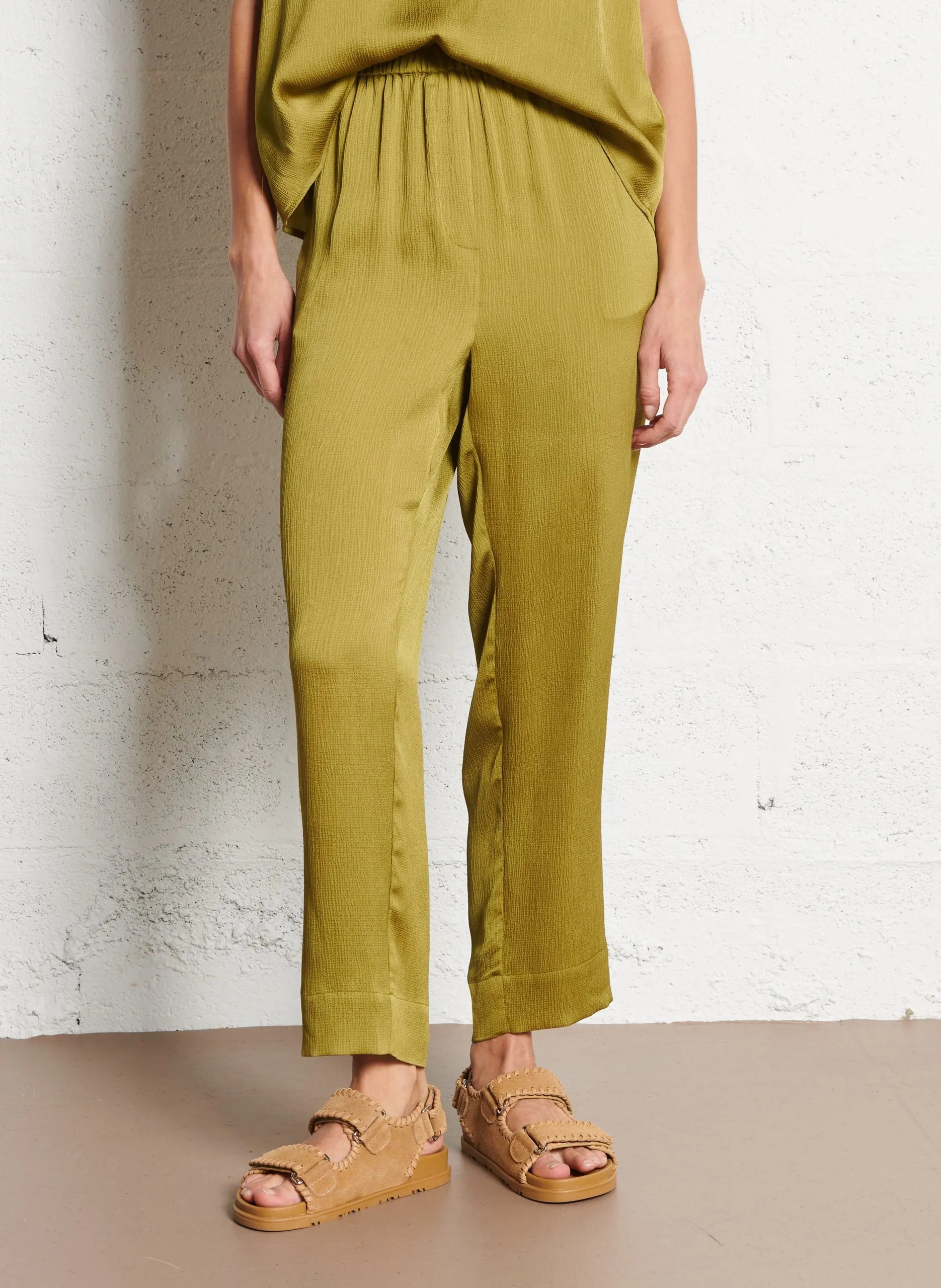 Bundfaltenhose Khaki JAY