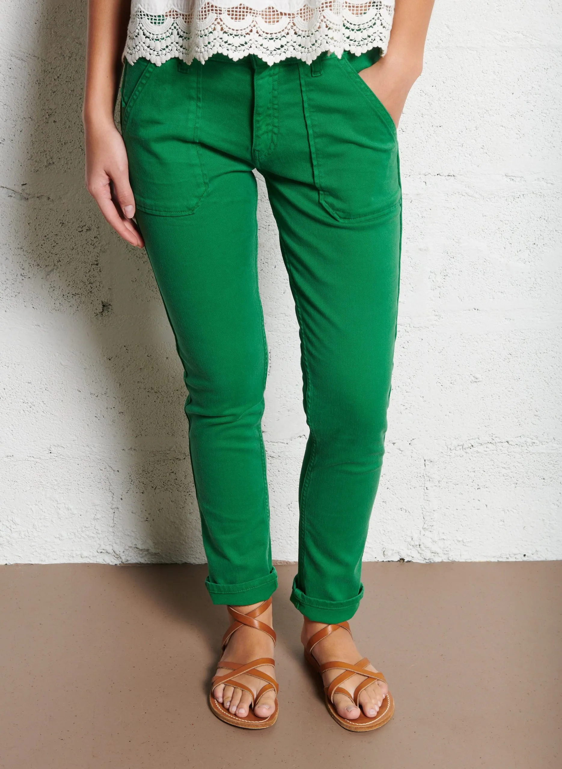 Slimfit-Jeans aus Baumwoll-Mix Mehrfarbig PIERCE