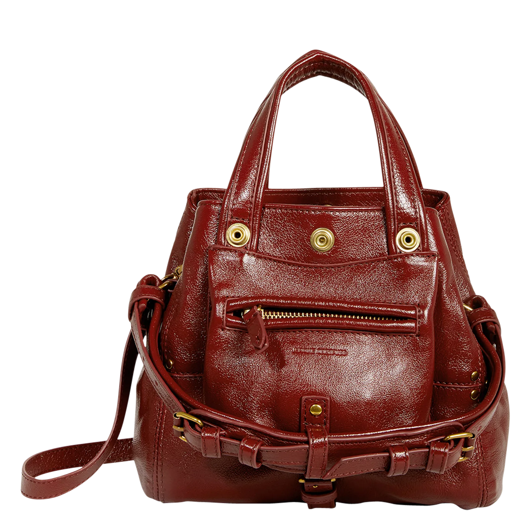 Brieftasche aus Leder Braun BILLY NANO