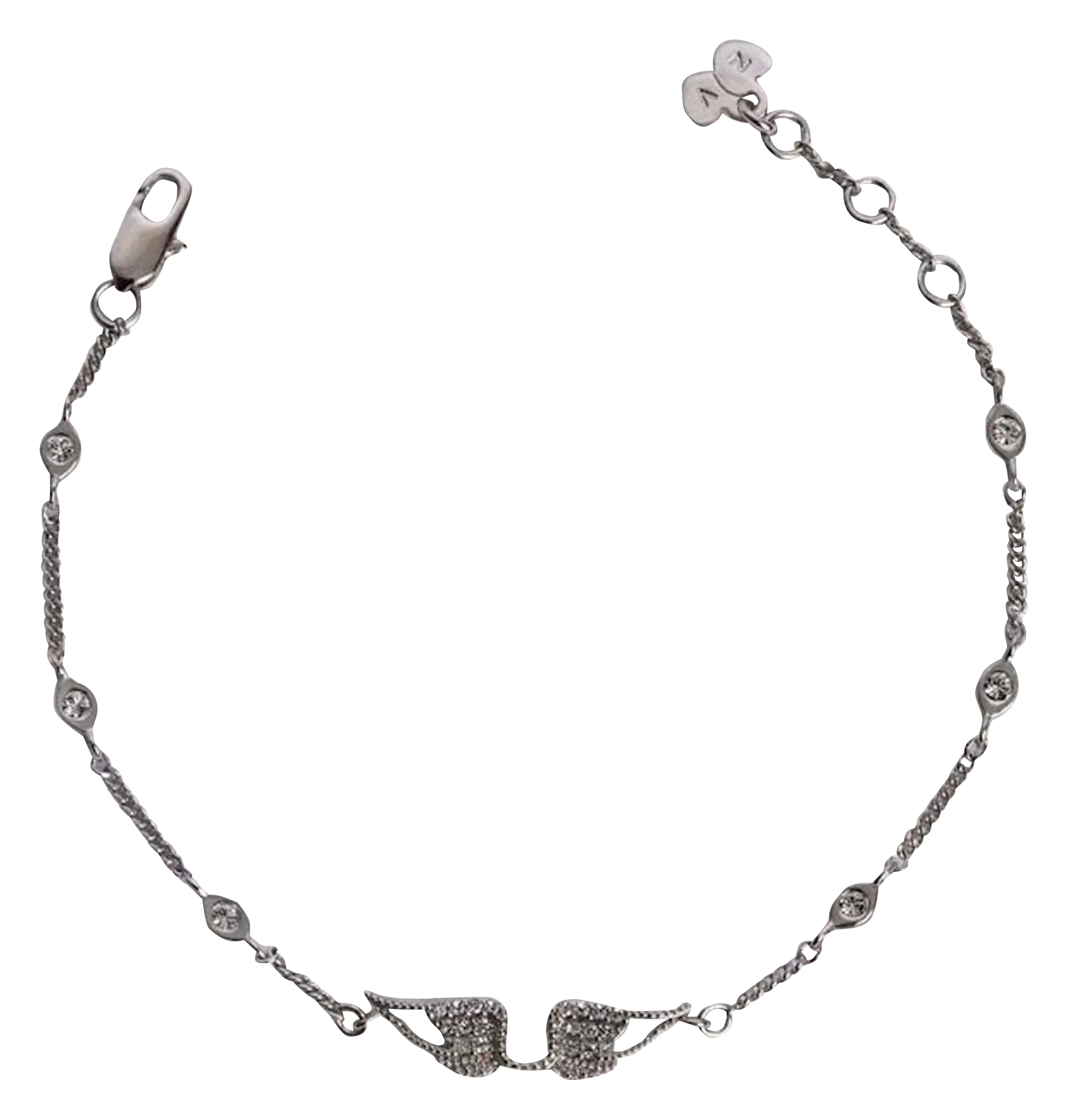 Armband aus vergoldetem Messing Grau ROCK