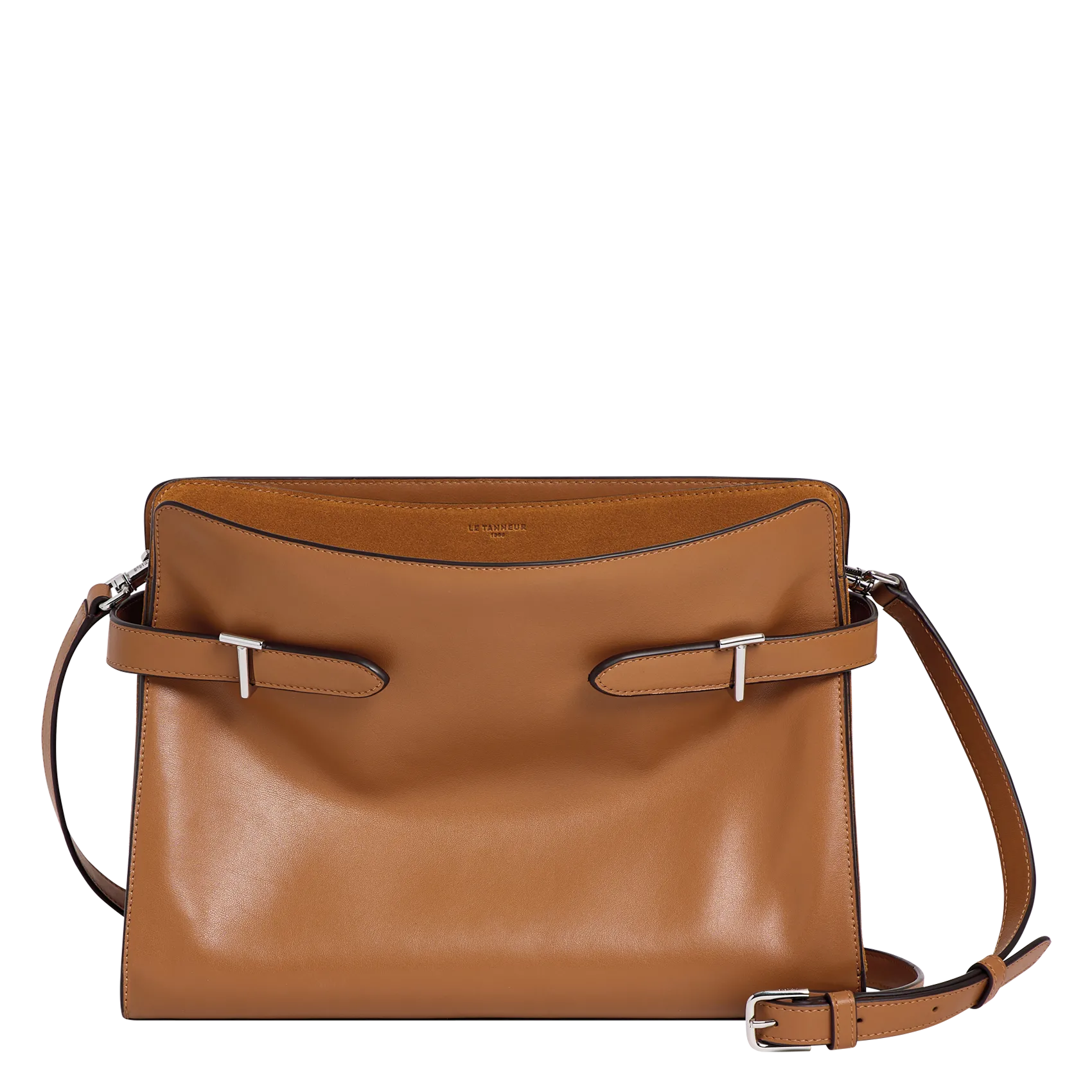 Brieftasche aus Leder Braun EMIE