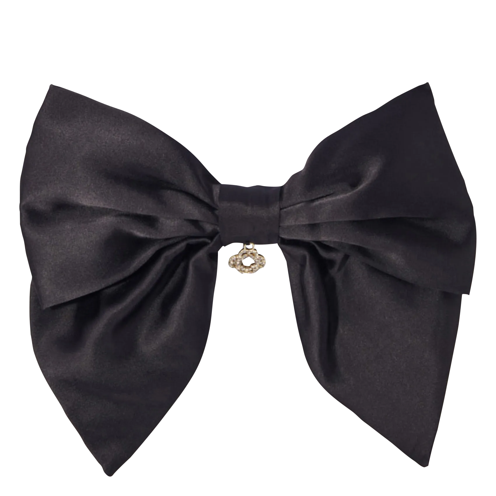 Schleifen Haarspange Schwarz