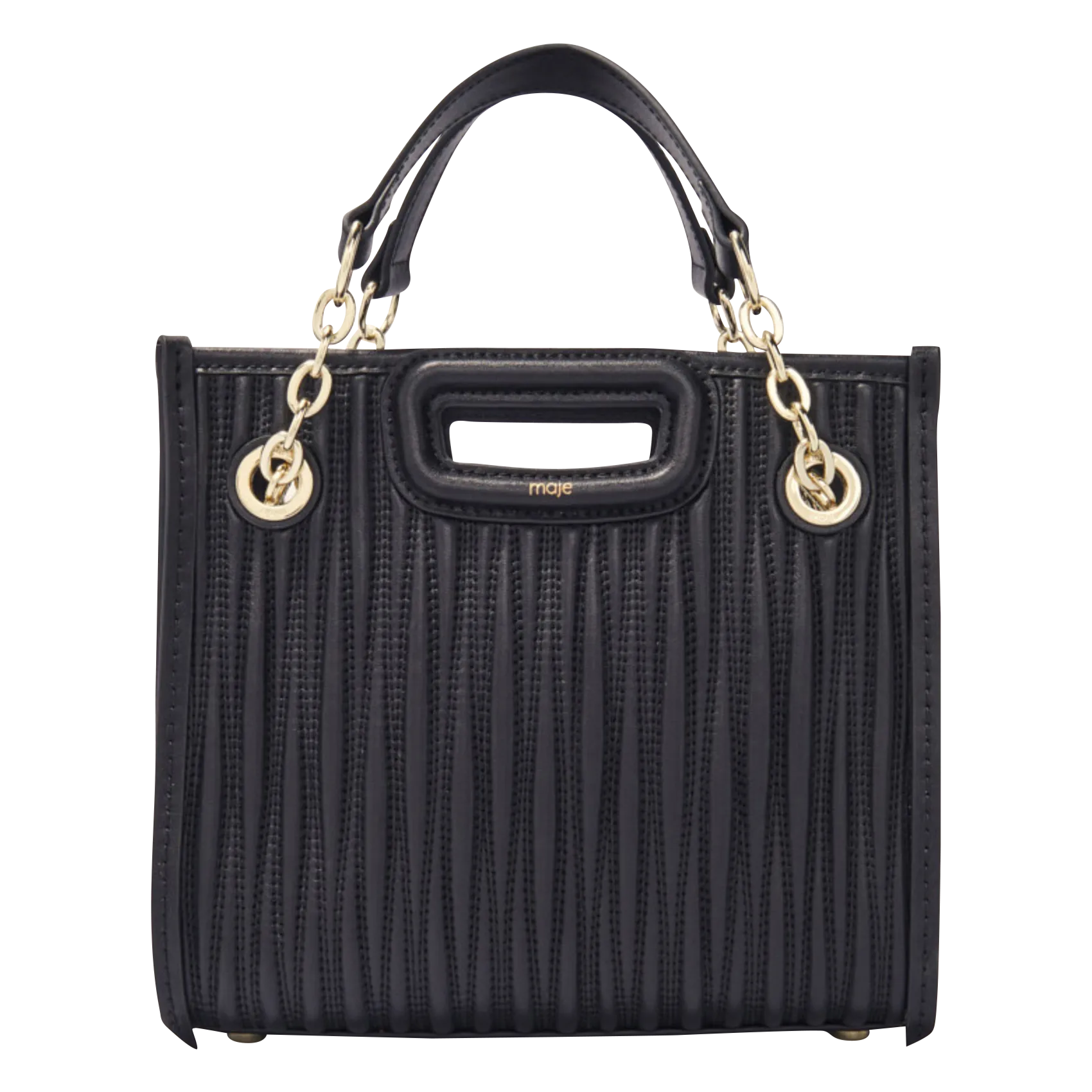 Brieftasche aus Leder Schwarz M CABAS MINI