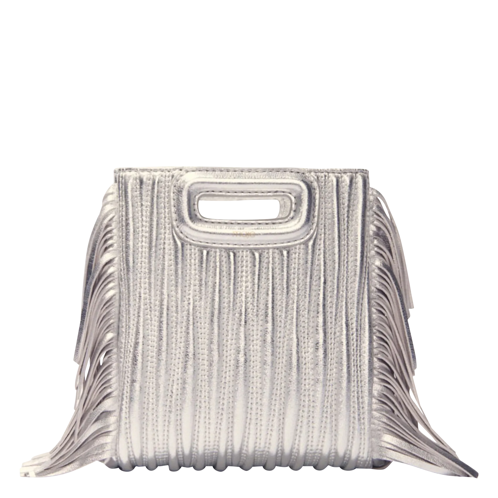 Brieftasche aus Leder Silber M MINI