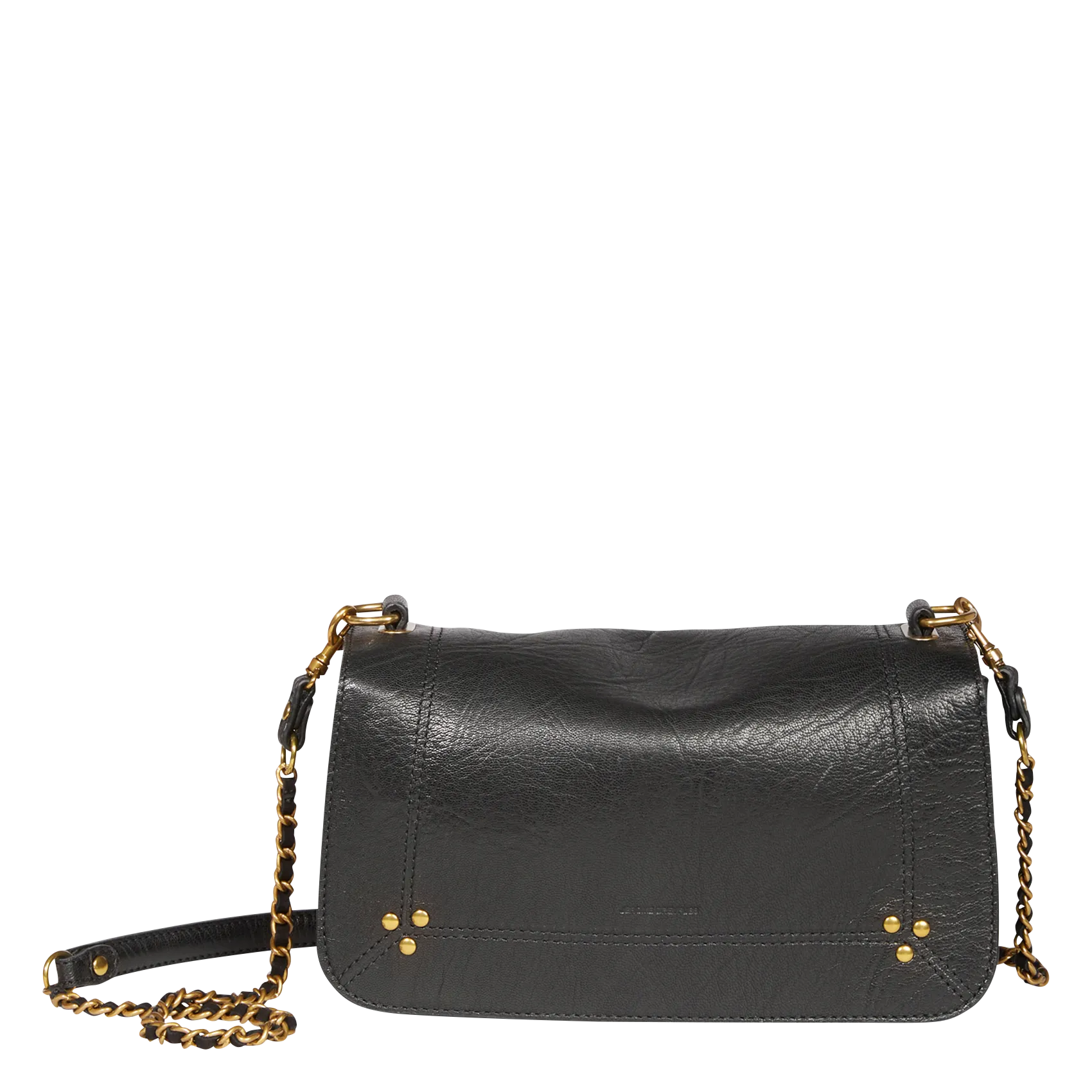 Brieftasche aus Leder Schwarz BOBI