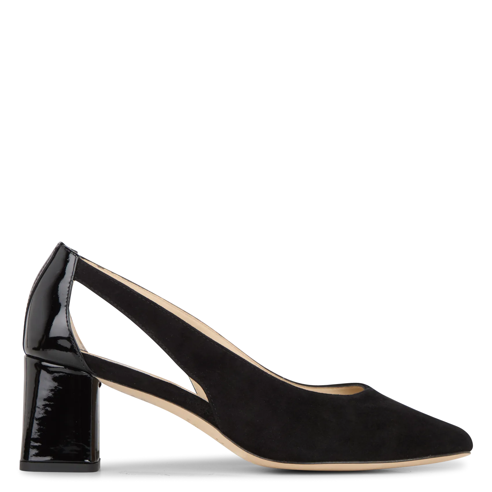 Lackleder-Pumps Schwarz TERRY