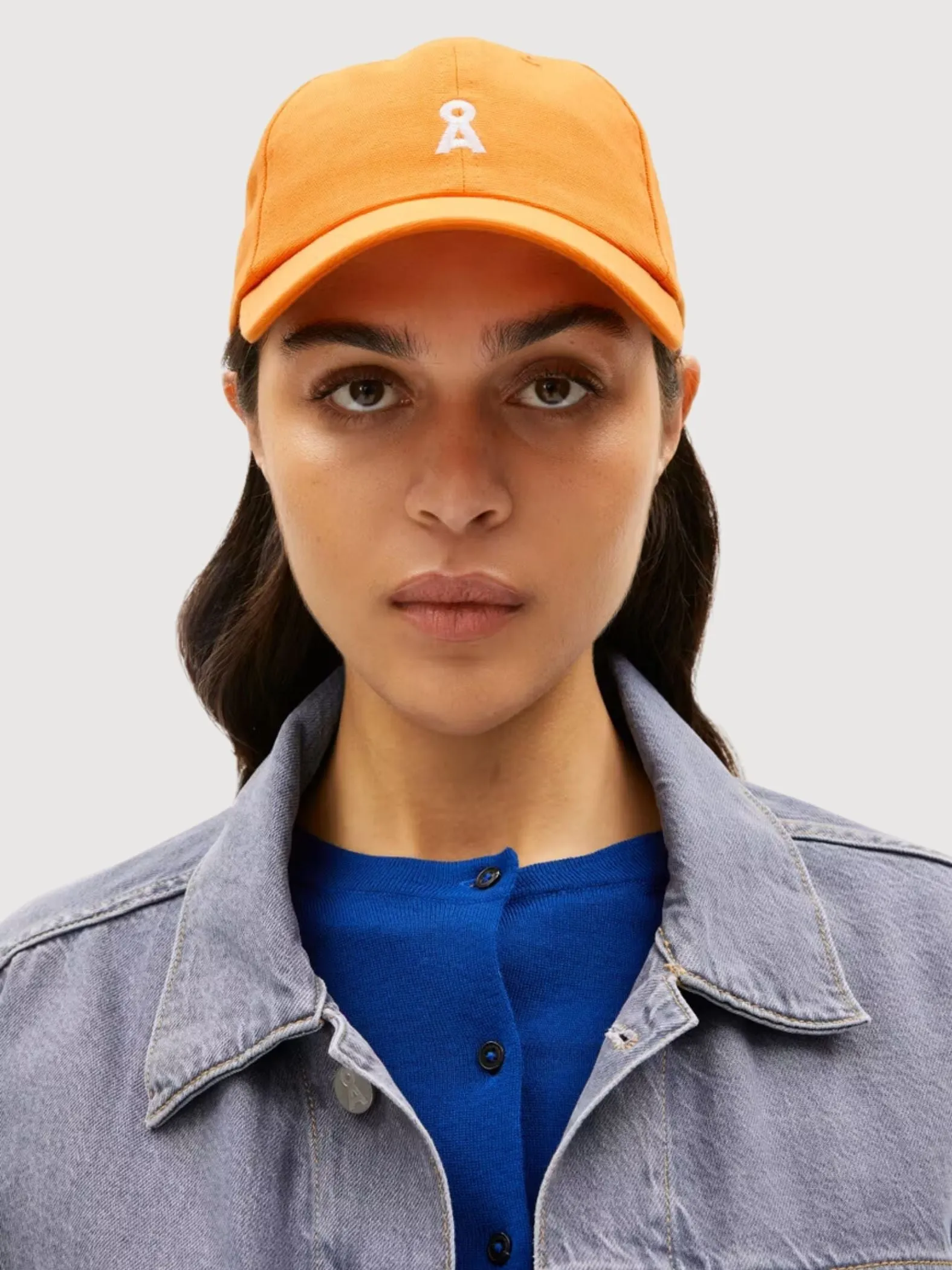 Yenaas Bold Light Tangerine Cap | Armedangels