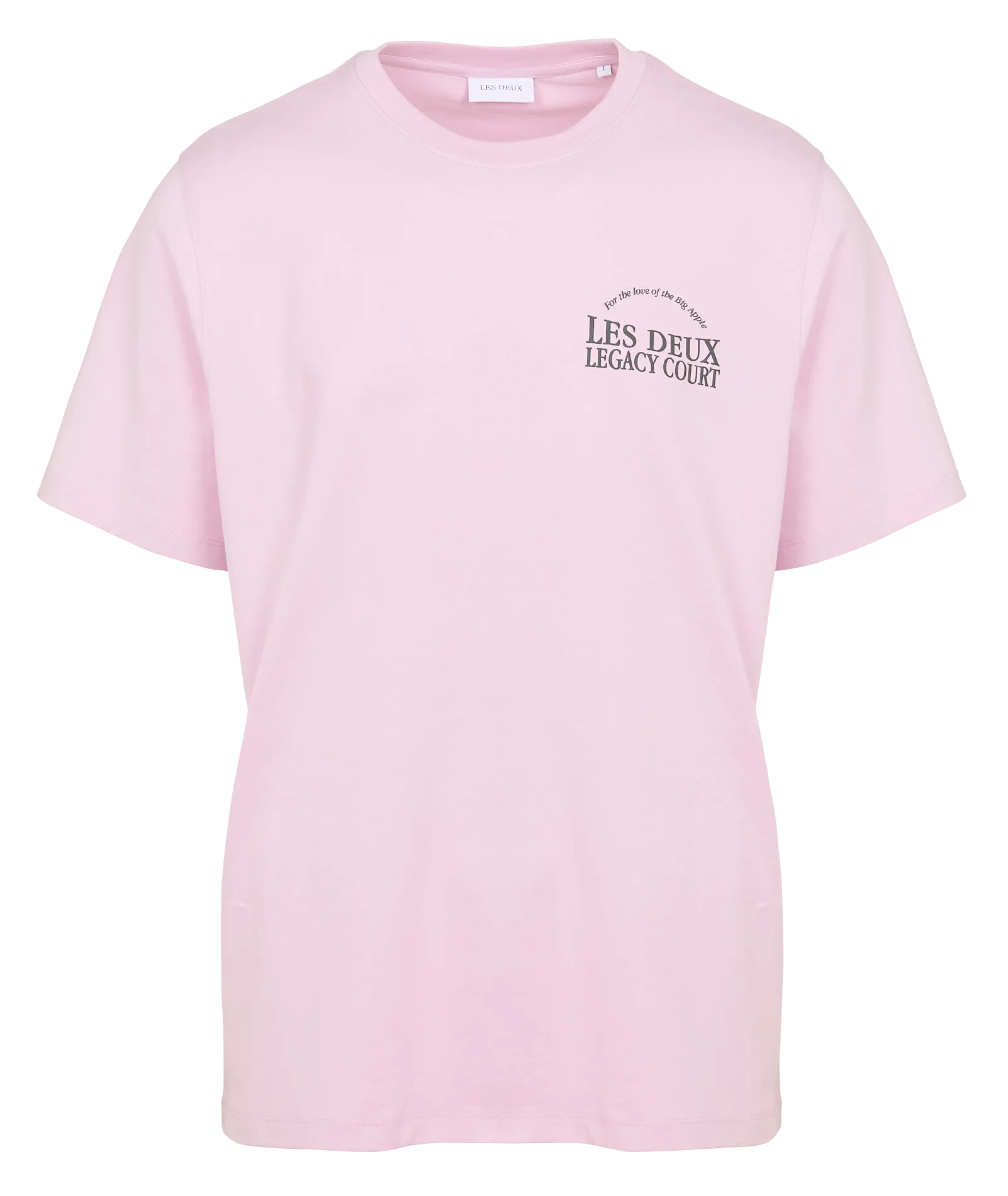 Kurzärmliges T-Shirt aus Bio-Baumwolle Rosa LEGACY COURT