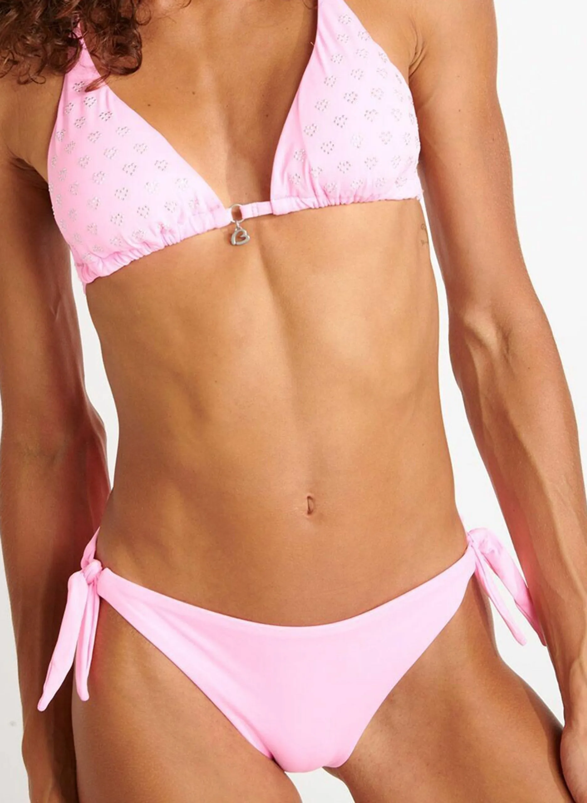 Bikinihose mit Bindedetail Rosa MIKTA COLORSUN