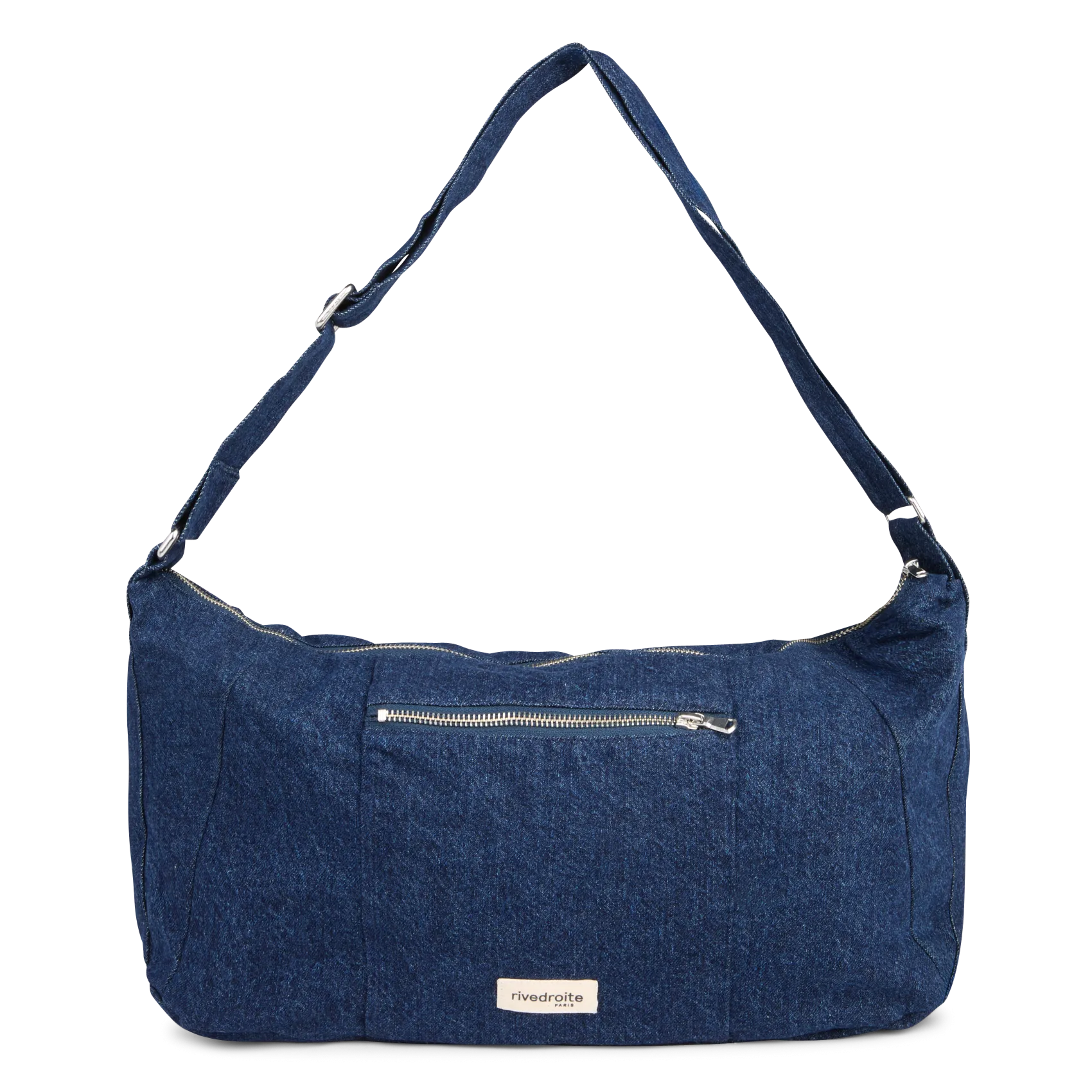 Bauchtasche aus Baumwolldenim Blau CHARLOT