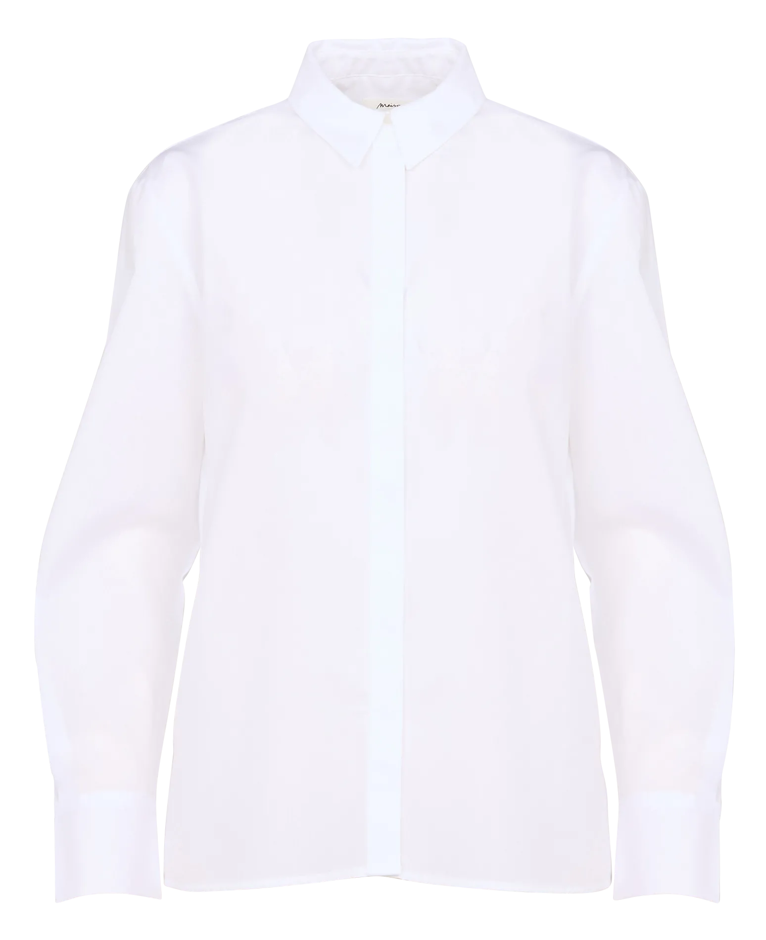 Baumwoll-Bluse Weiss ESMERALDA