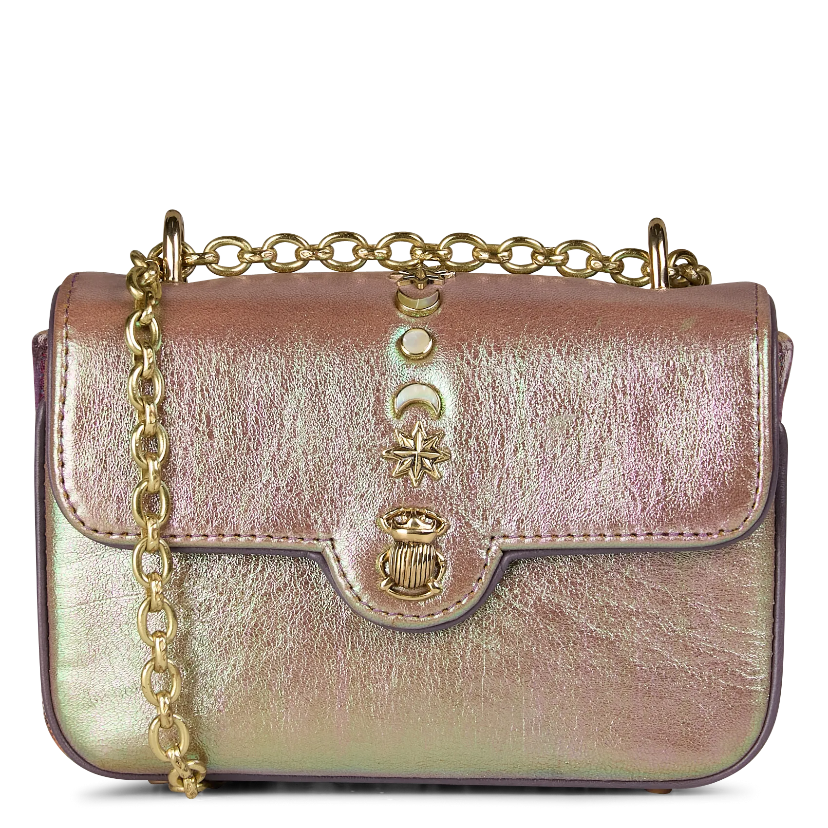 Brieftasche aus Leder Rosa AVA