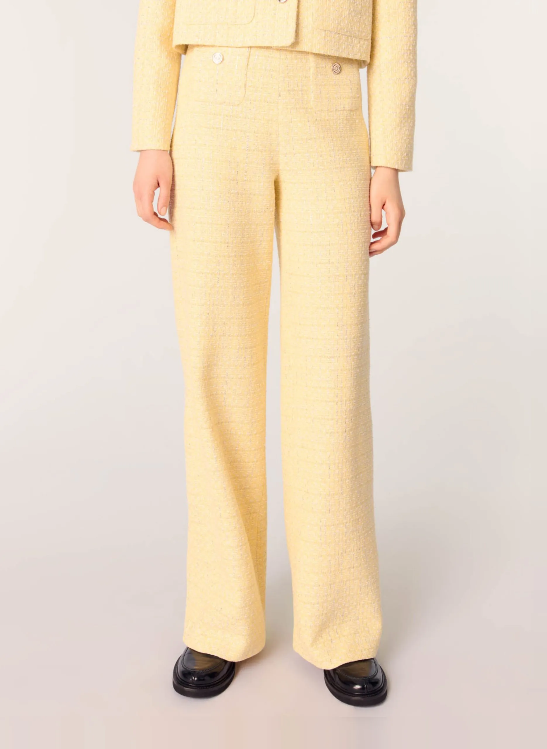 Chinohose aus Baumwoll-Mix Gelb