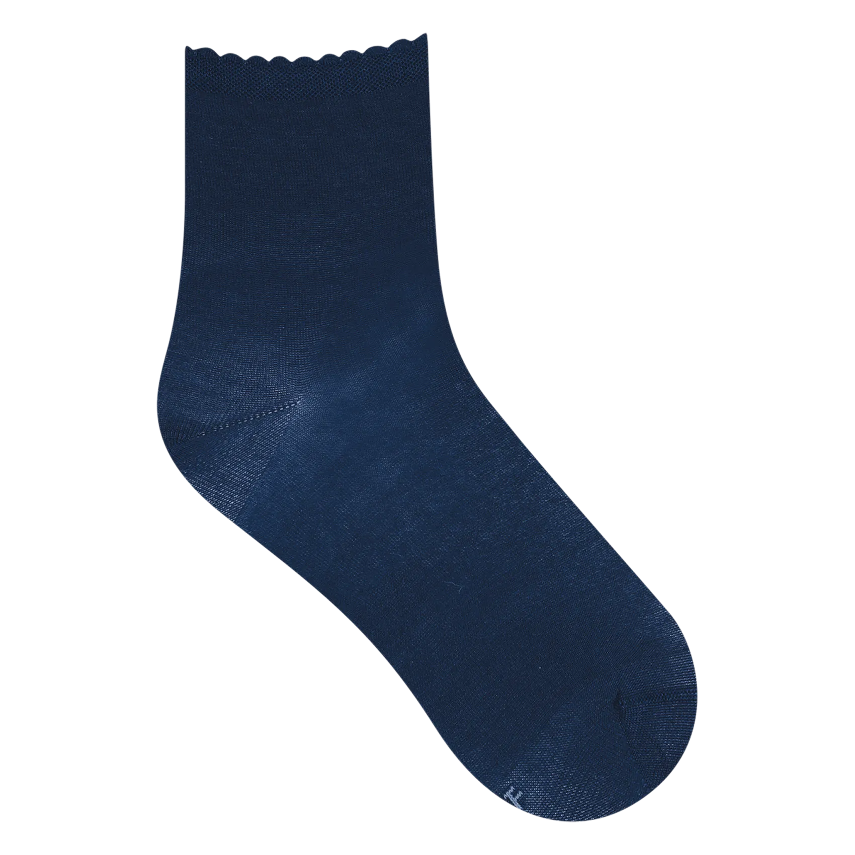 Mittellange Socken aus Baumwoll-Mix Blau