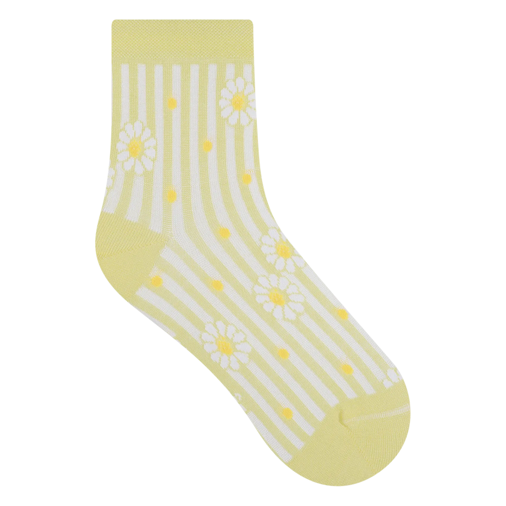 Socken aus Baumwoll-Mix mit Print Grun