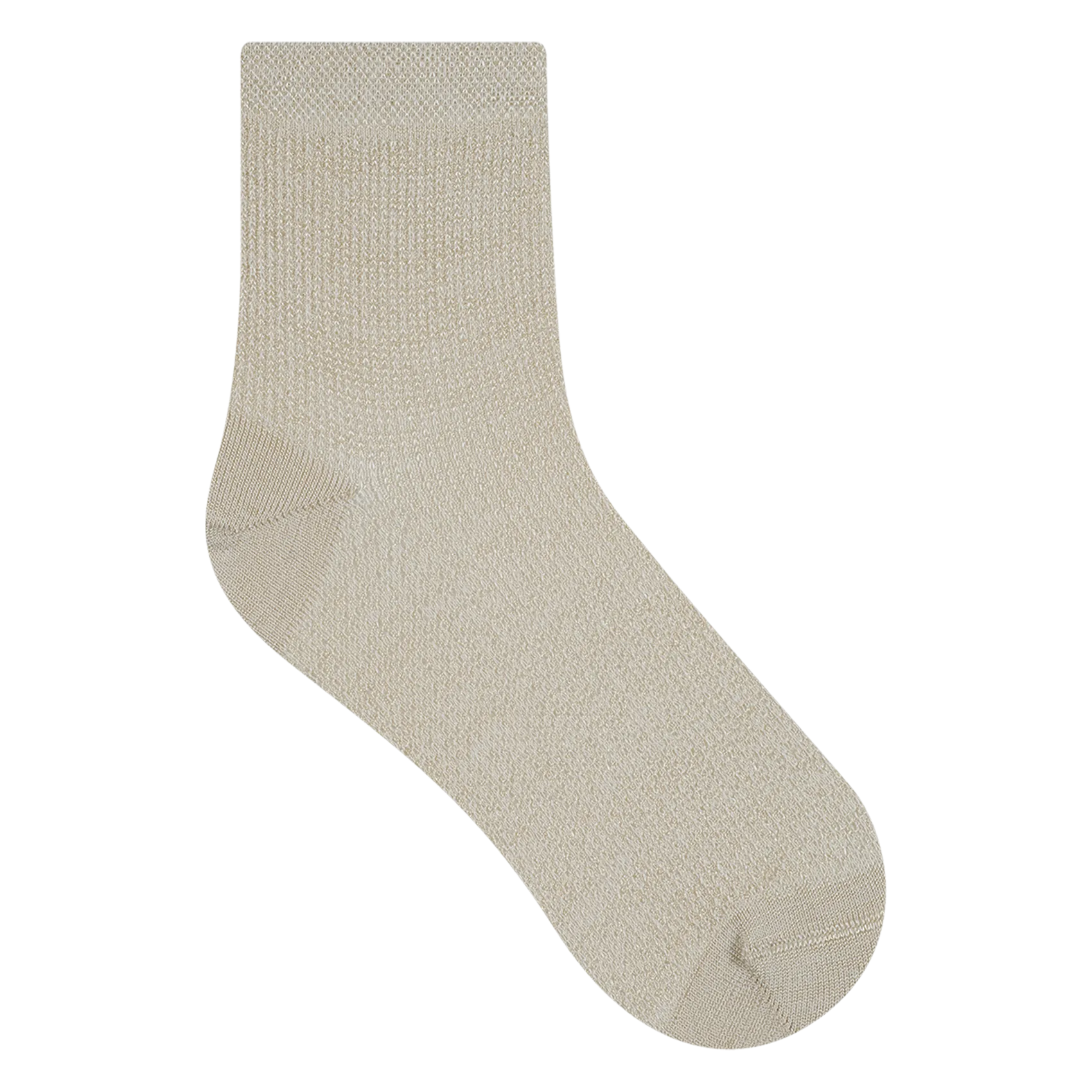 Satinsöckchen Beige