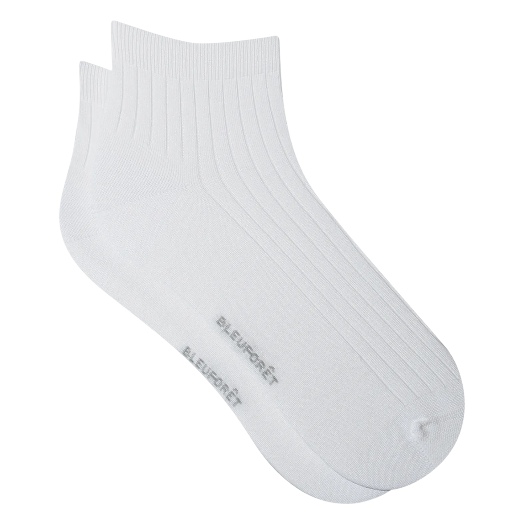 2er-Pack farbige Socken Weiss