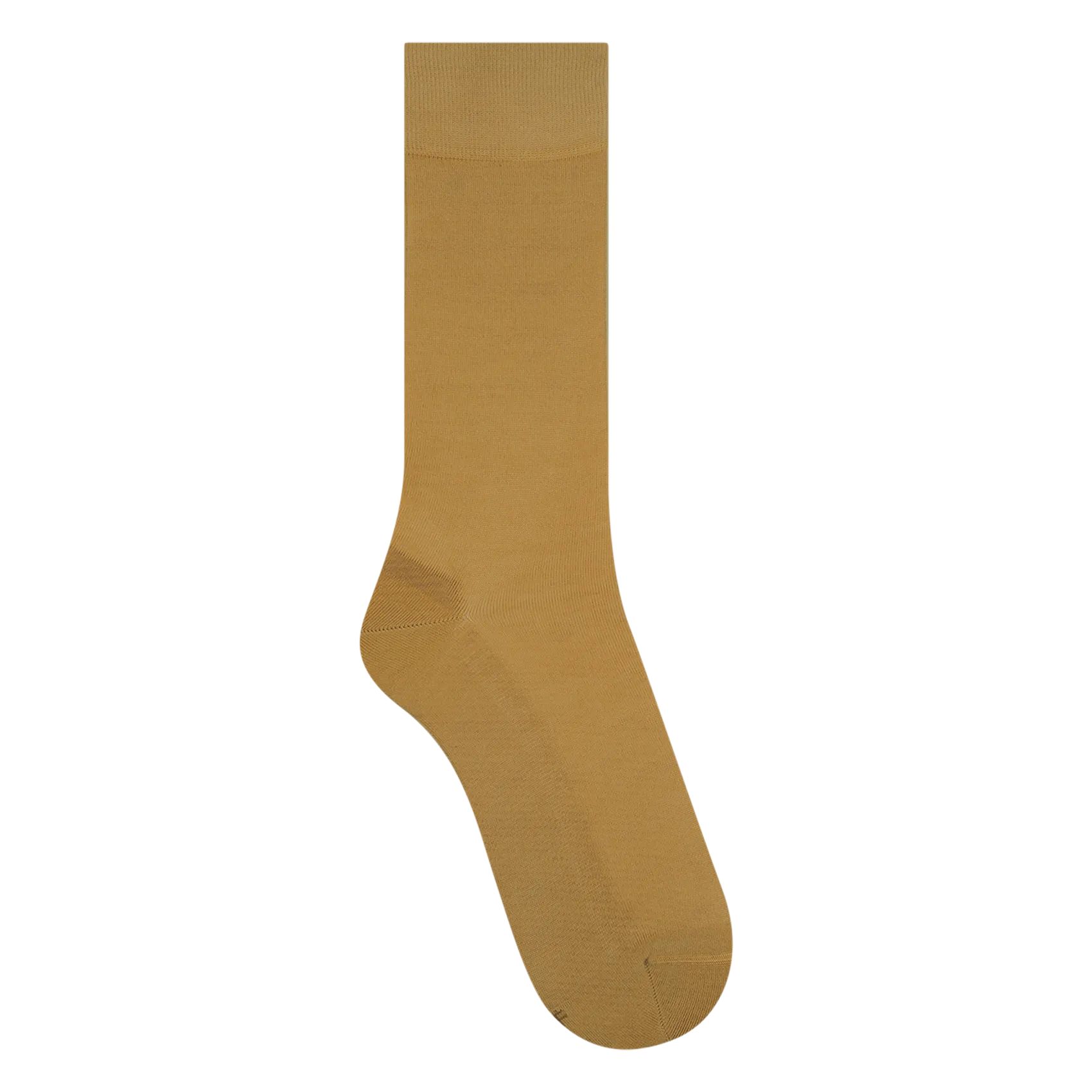 Baumwollsocken mit Rippbündchen Gelb