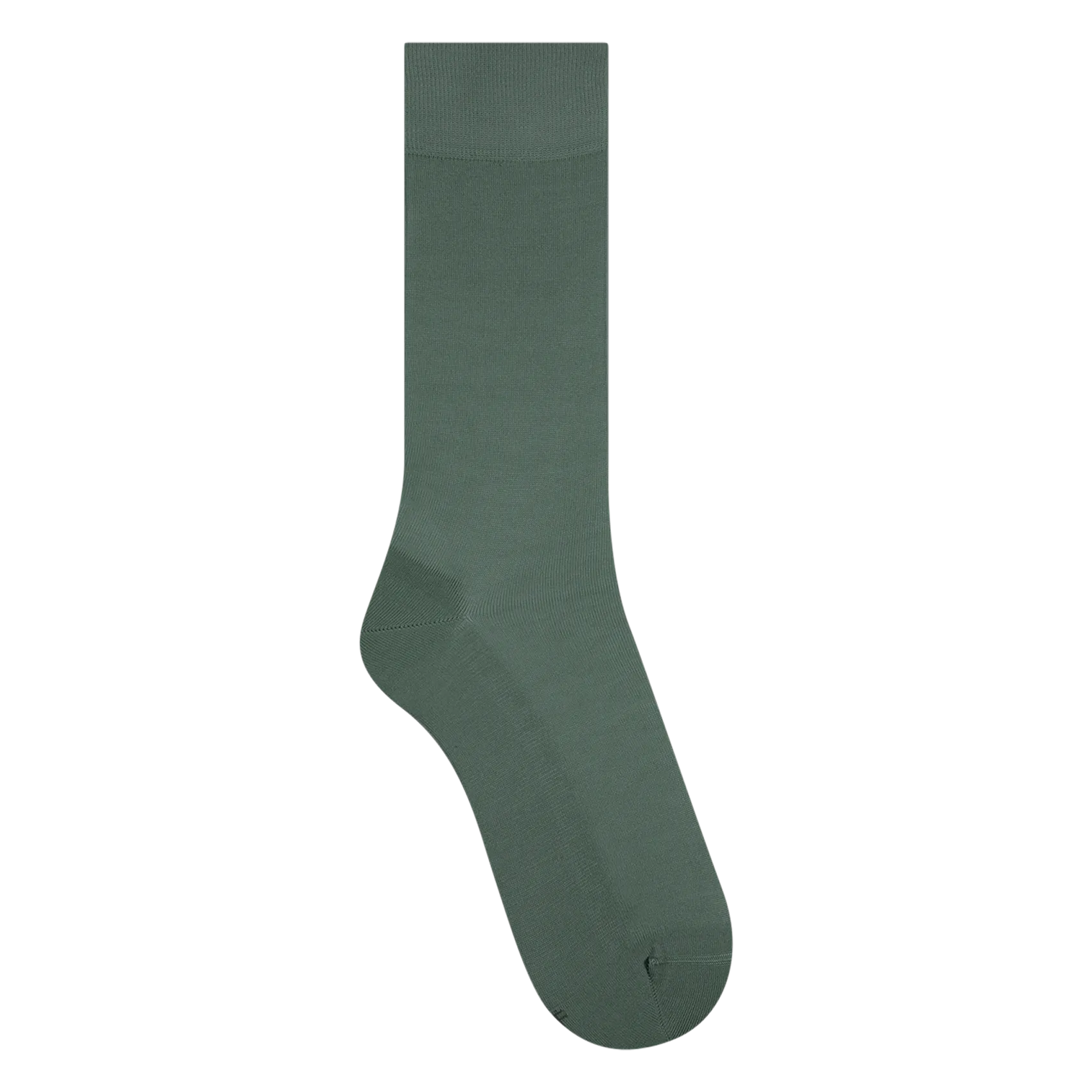 Baumwollsocken mit Rippbündchen Grun