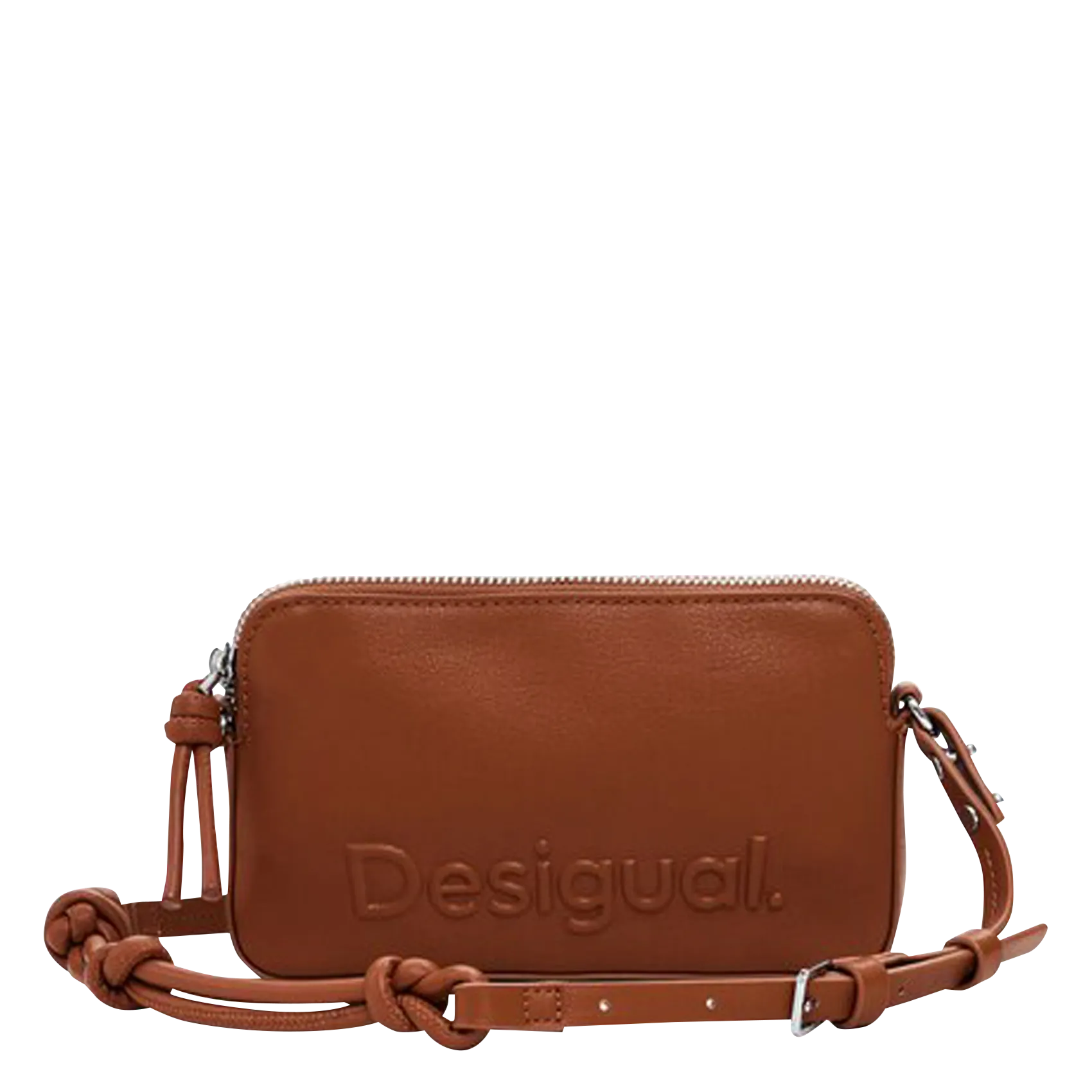 Portemonnaie in Lederoptik Braun