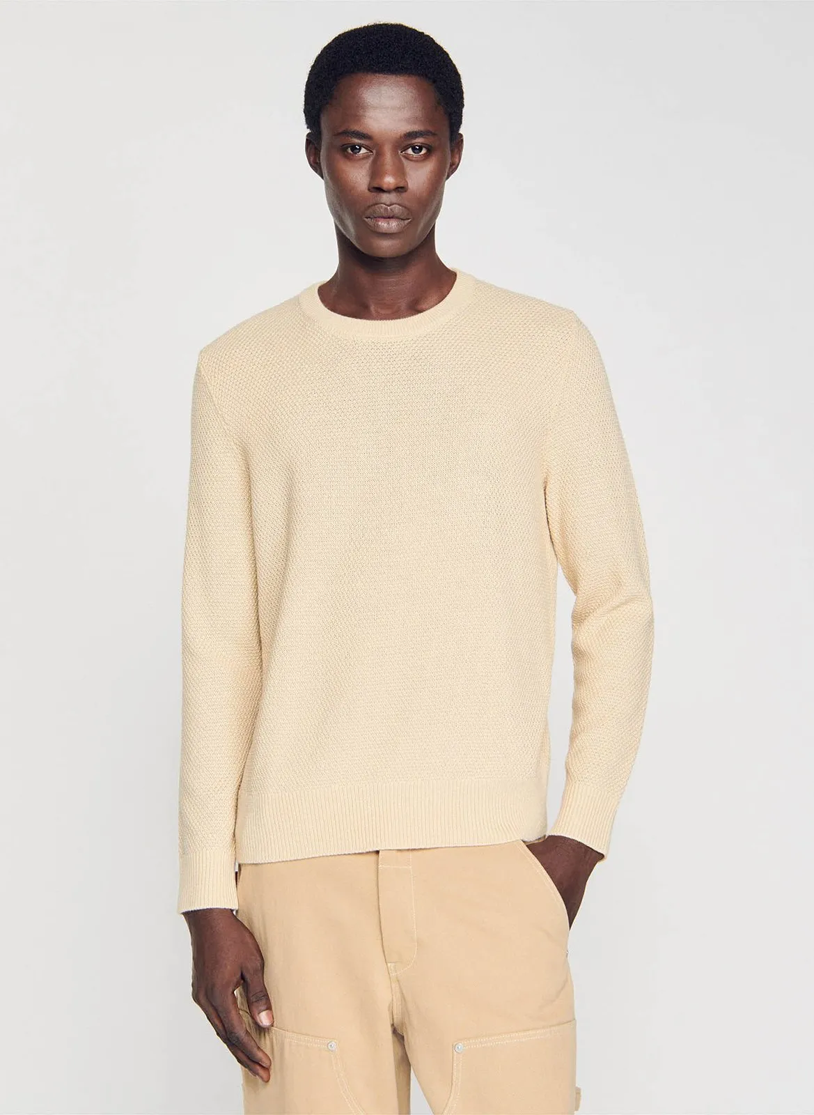 Rundhalspullover aus Wollmix, Regular Fit Mehrfarbig