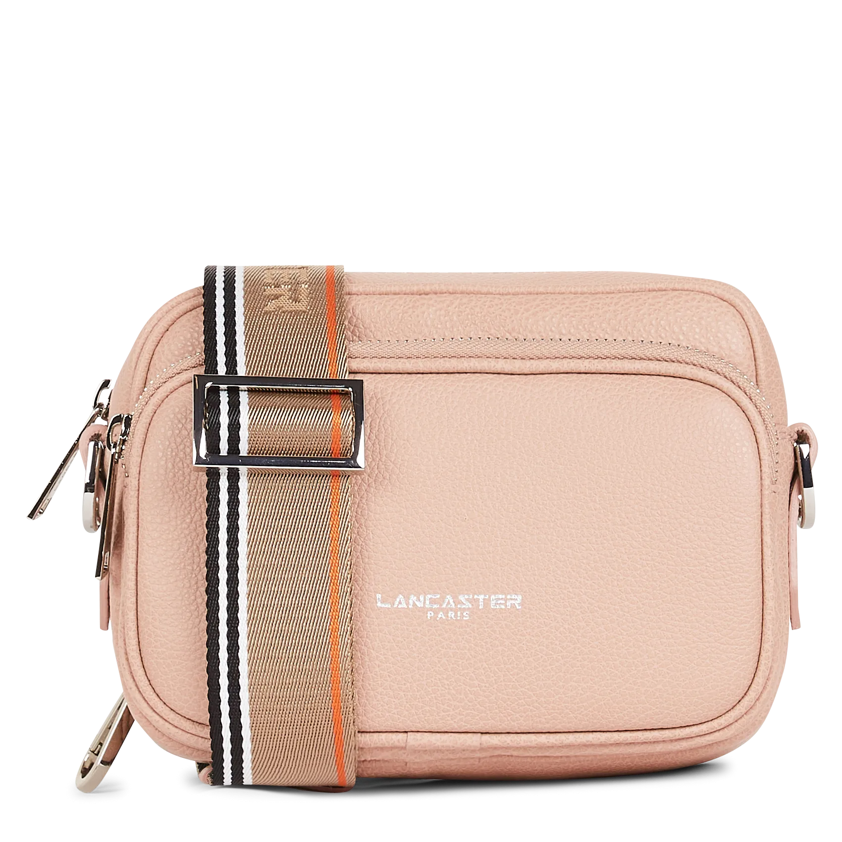 Umhängetasche aus Leder Beige MILANO AMA