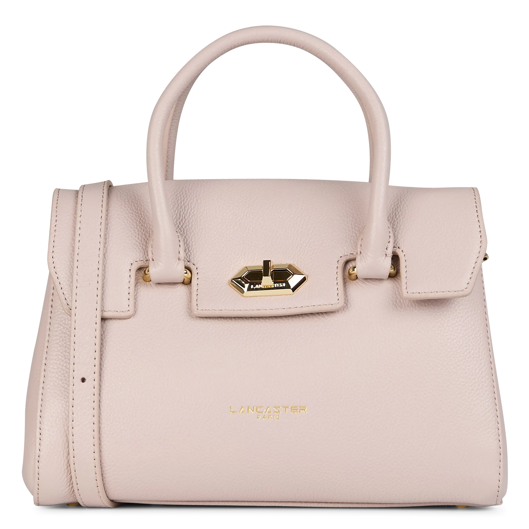 Pia Grand Modèle - Umhängetasche aus Leder Grau MILANO COSMOS