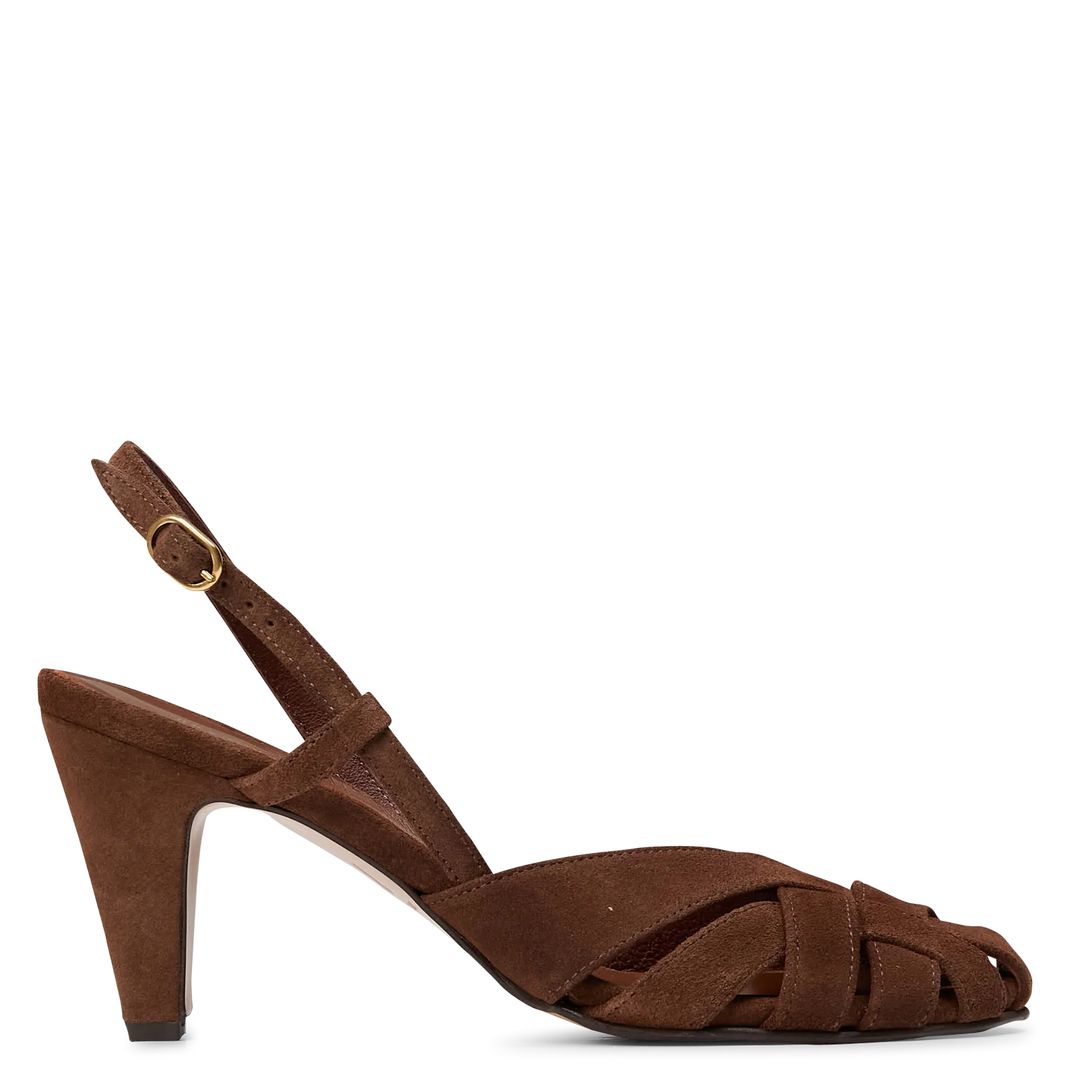 Beyou - Wildlederpumps Braun BANIE 75