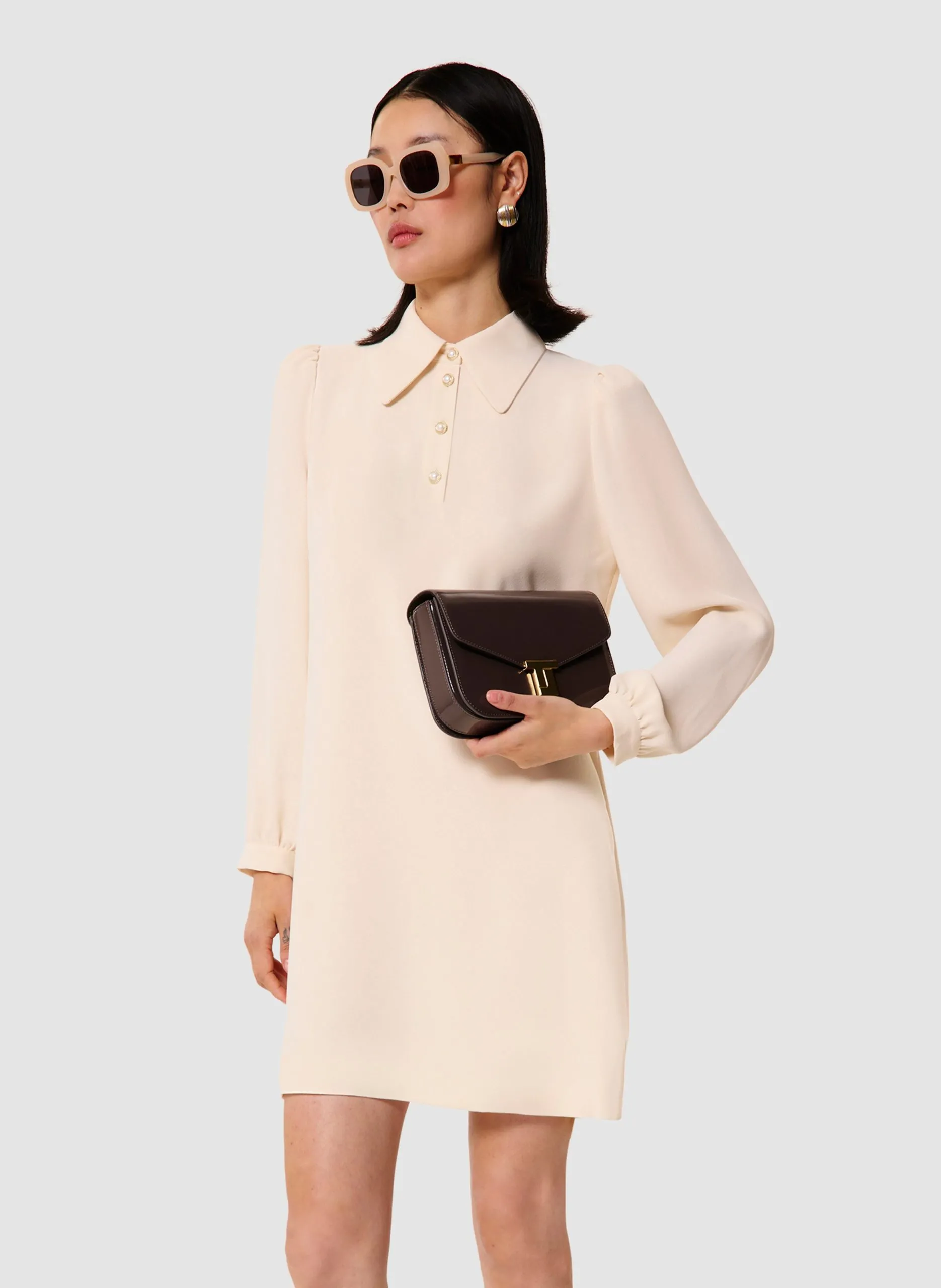 Baumwollkleid Beige ROLFO