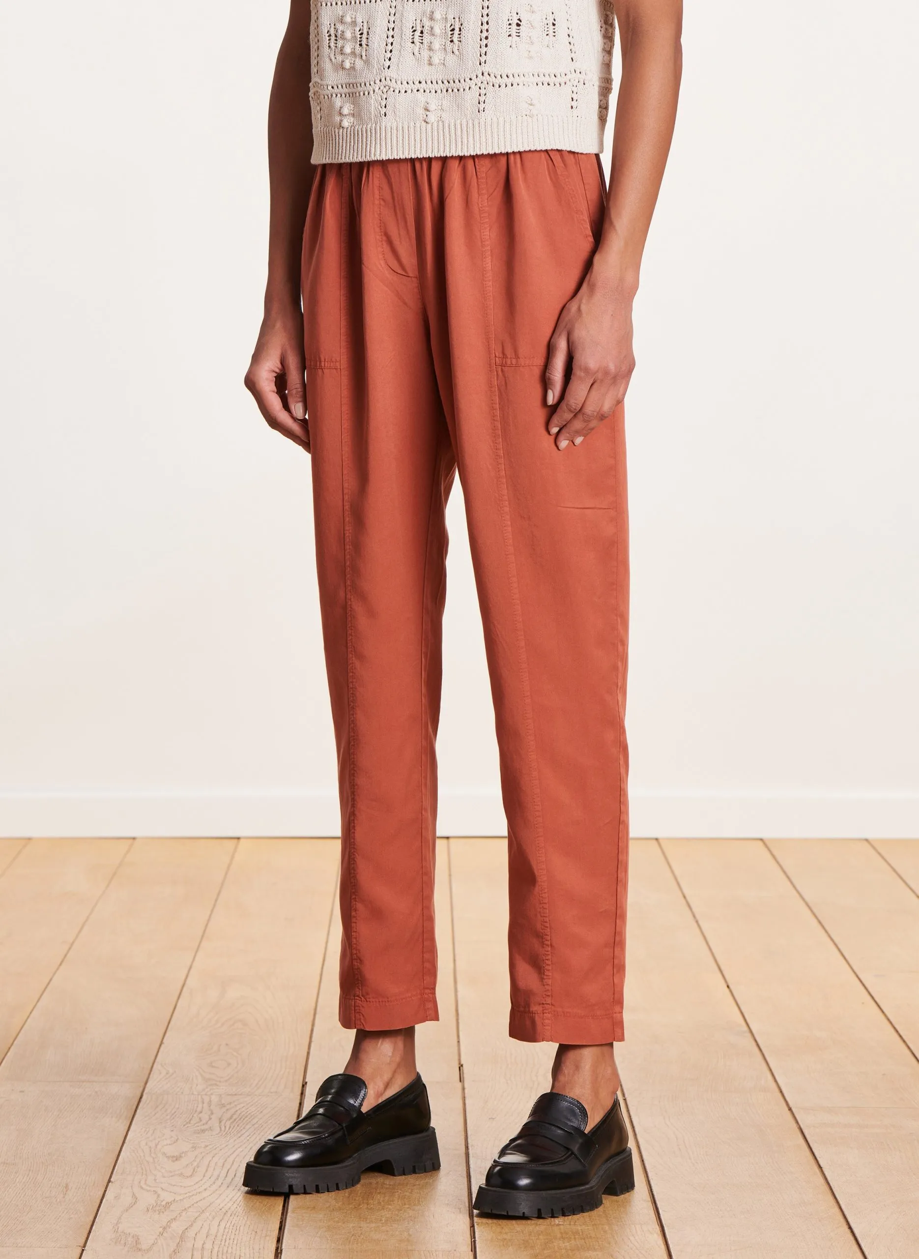 Dokyo - Weich fallende Karottenhose Mehrfarbig