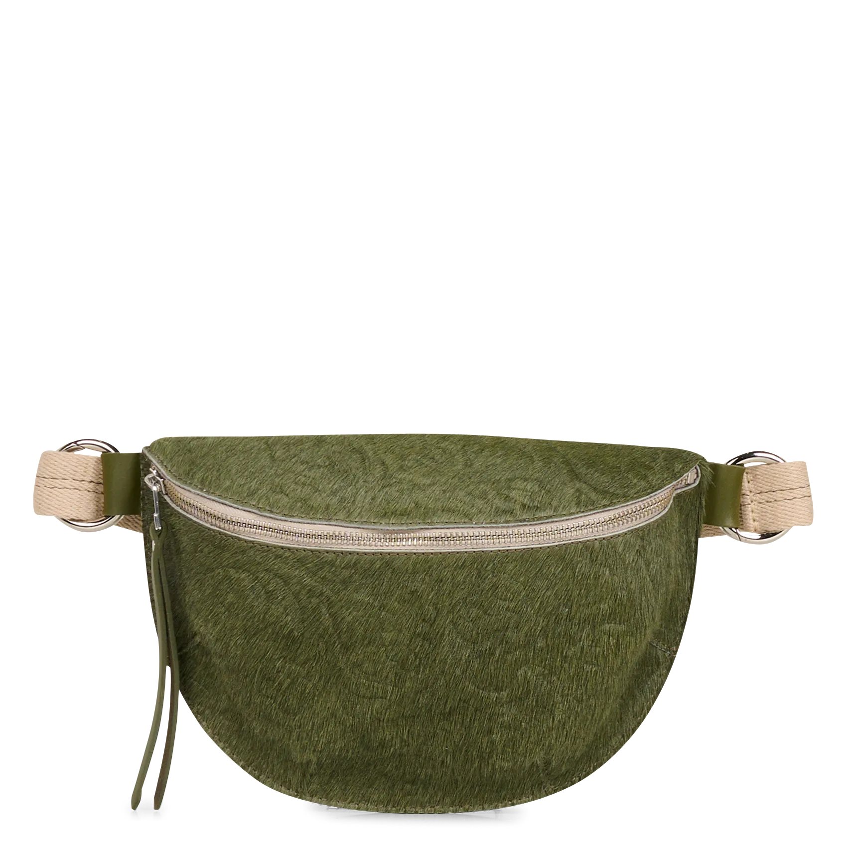 Hüfttasche aus Leder Grun ROSIE