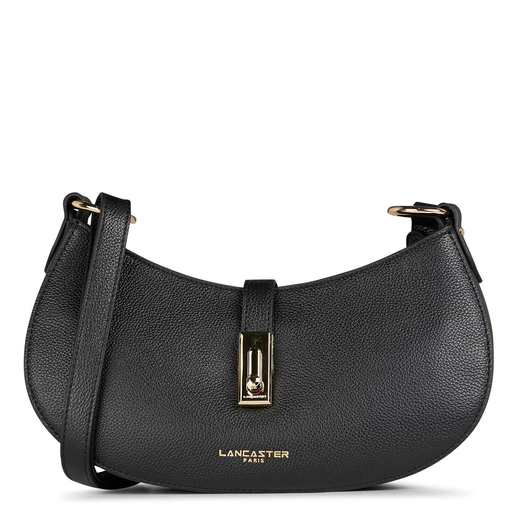 Delfina - Ledertasche Schwarz MILANO HORIZON