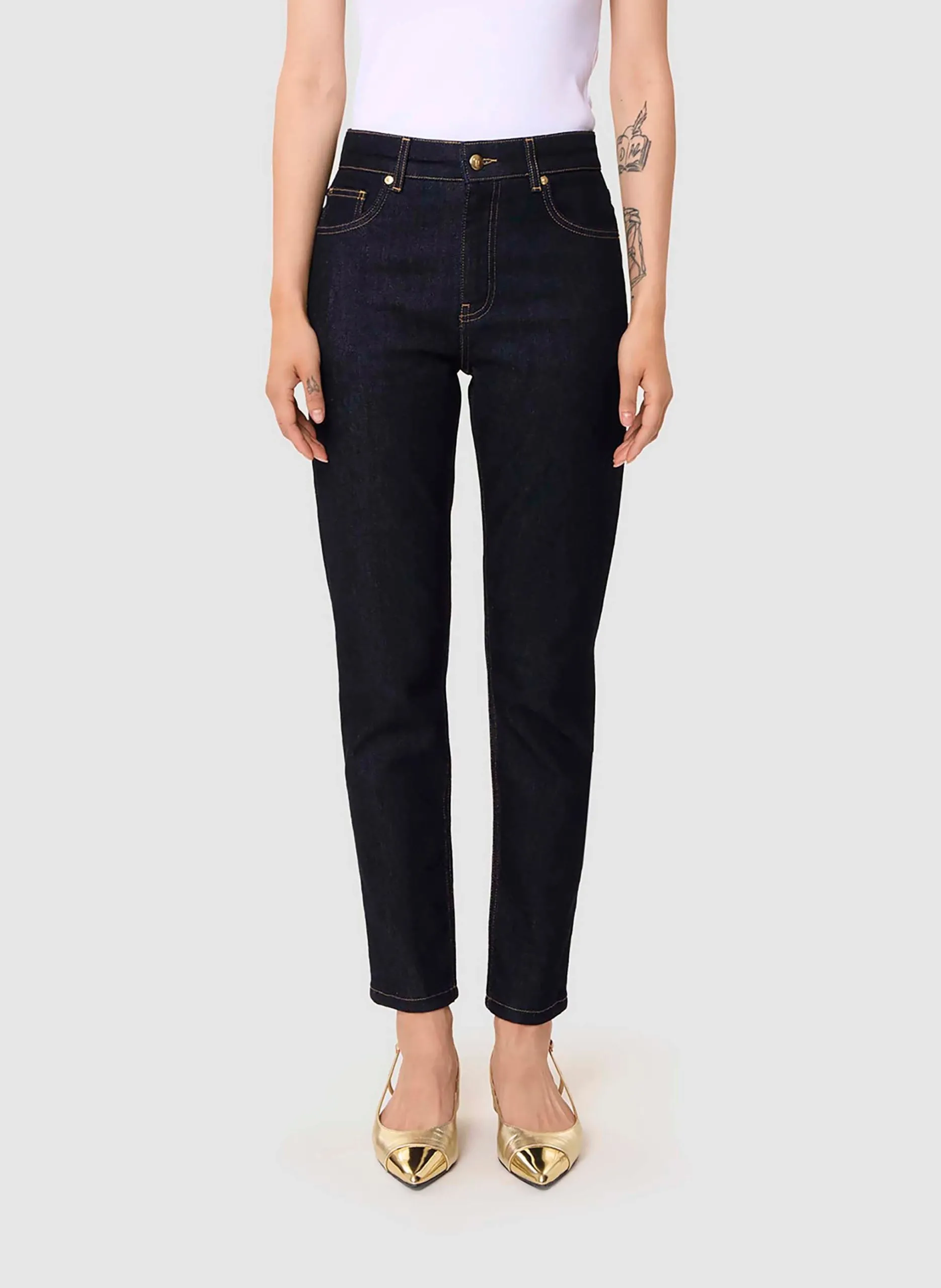 Jena Slim aus Baumwollmischung Beige JOHN