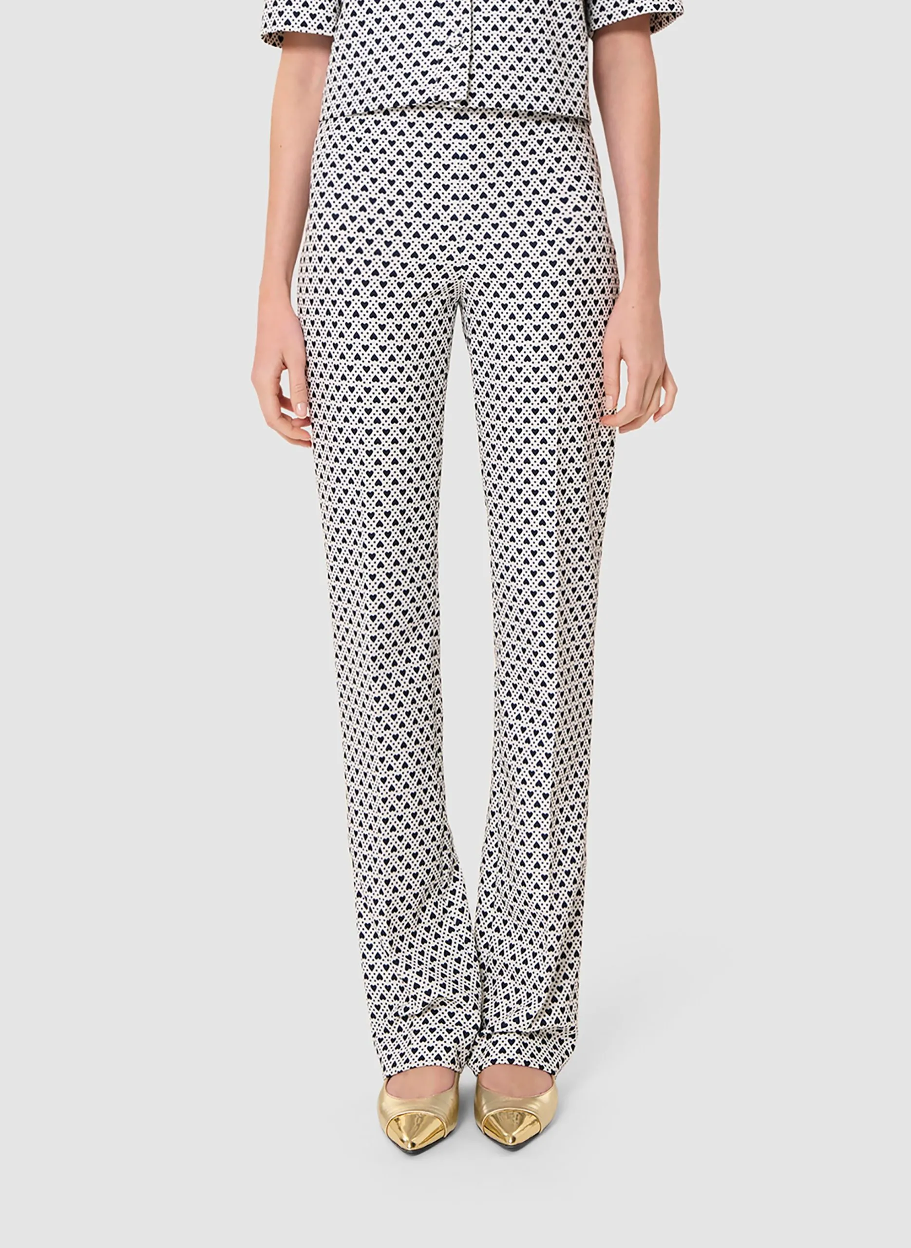 Bundfaltenhose Weiss PAIVAN