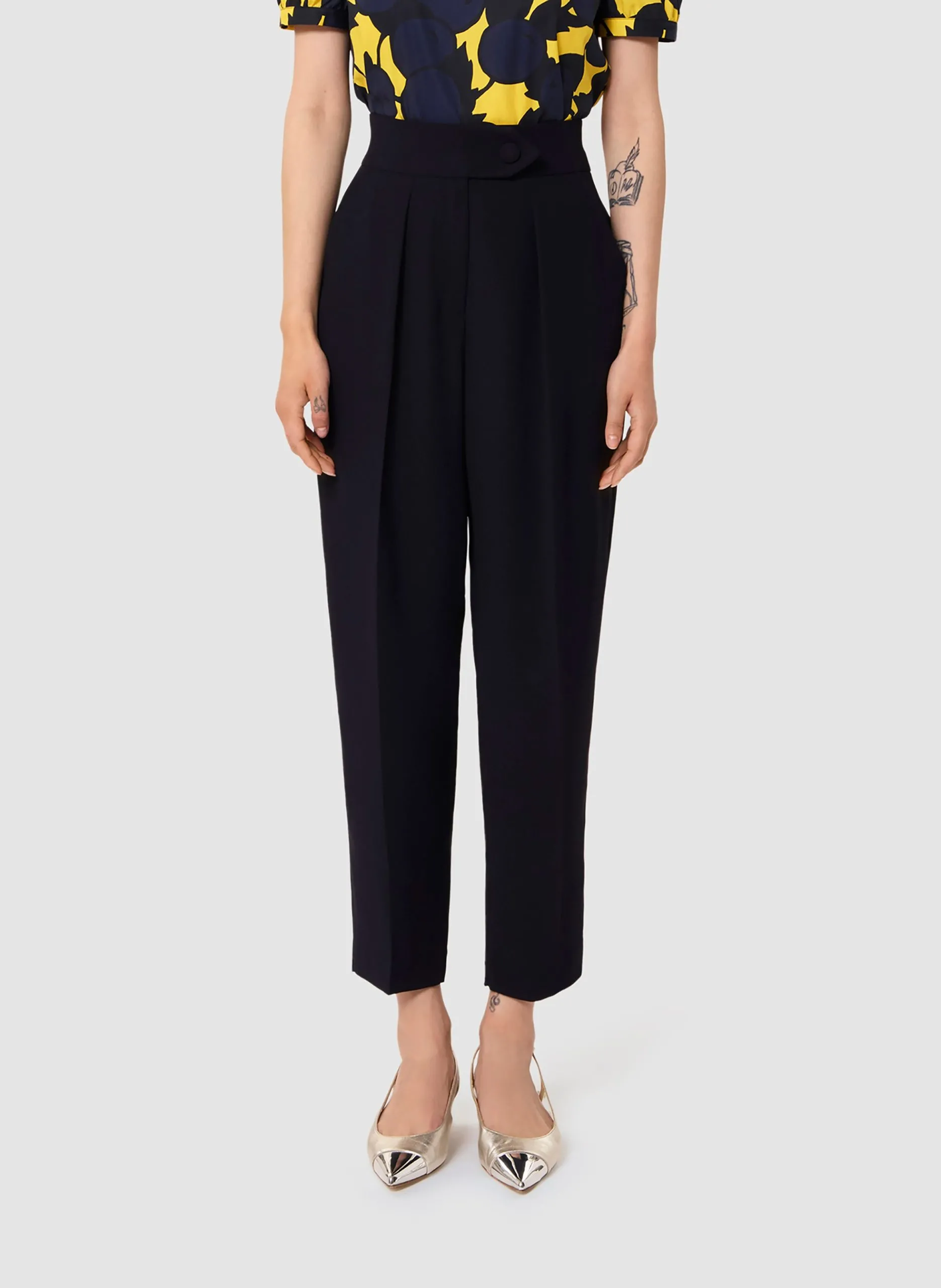 Gerade geschnittene Hose Blau PAASO