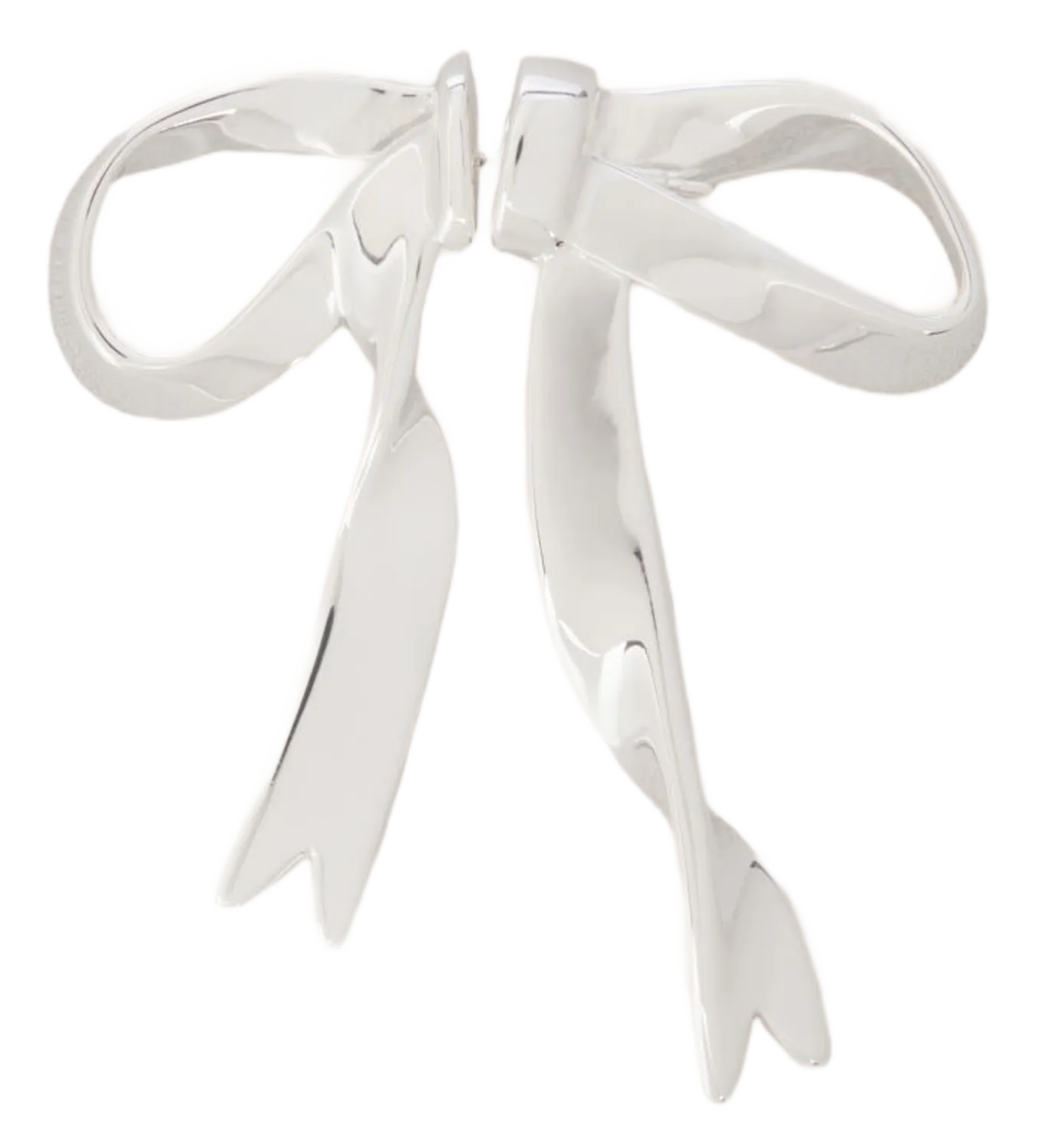 Ohrring aus gemischtem Messing Silber