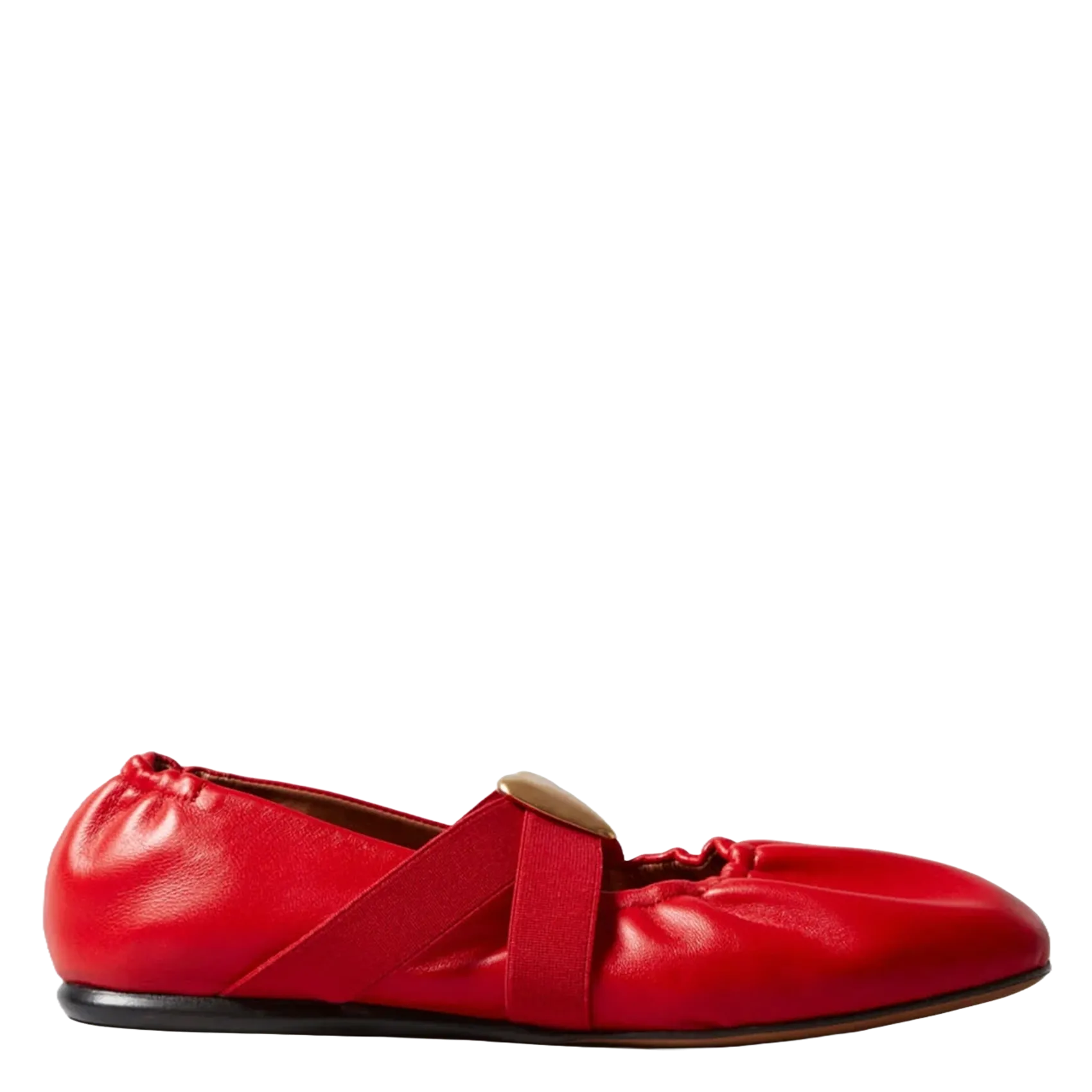 Ballerinas - Leder Orange