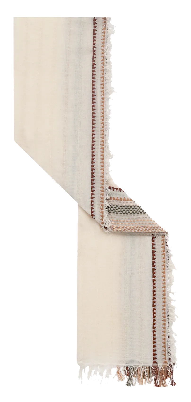 Baumwoll-Foulard Beige OUYA