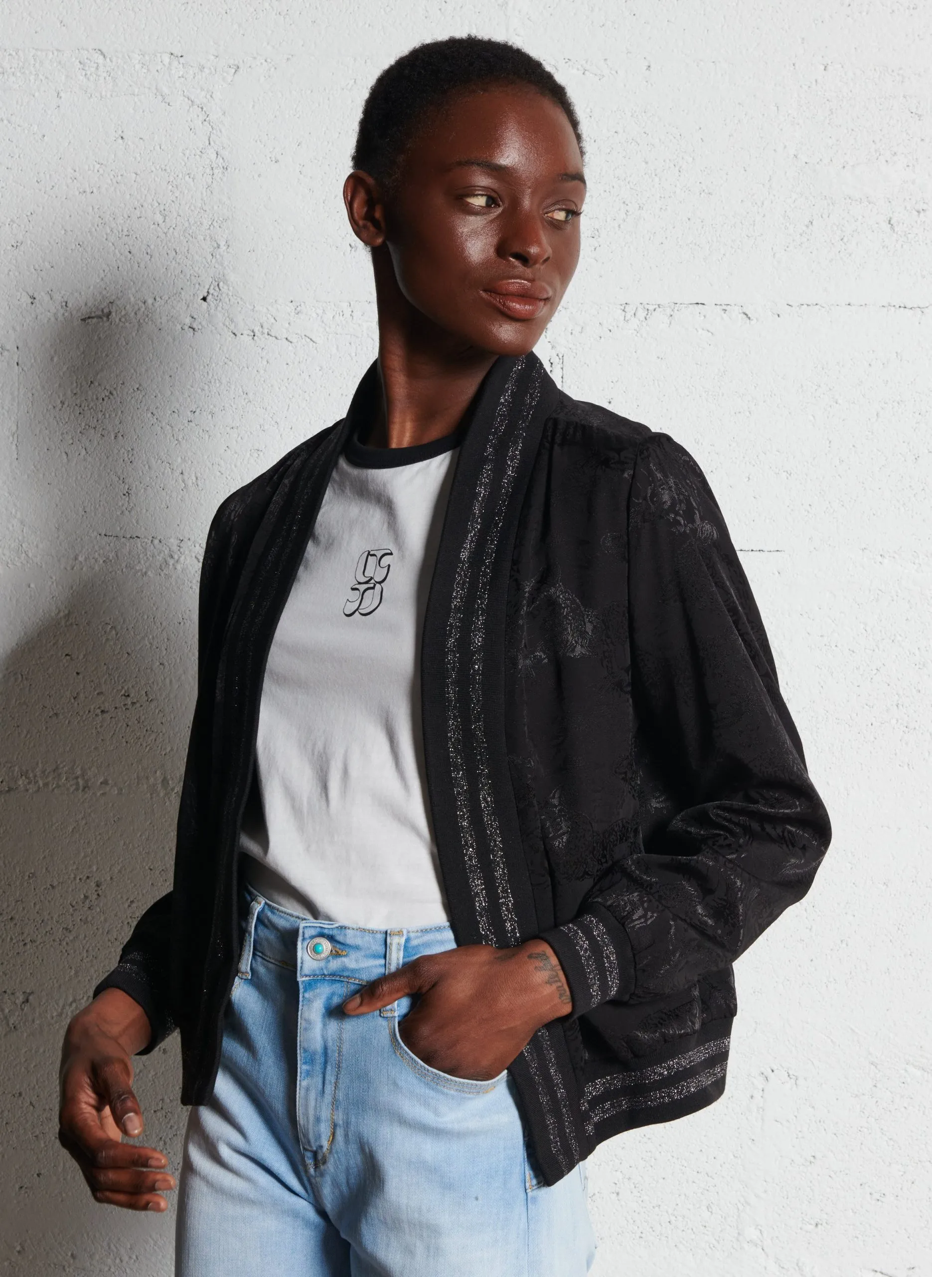 Jacke Schwarz CLAVEL