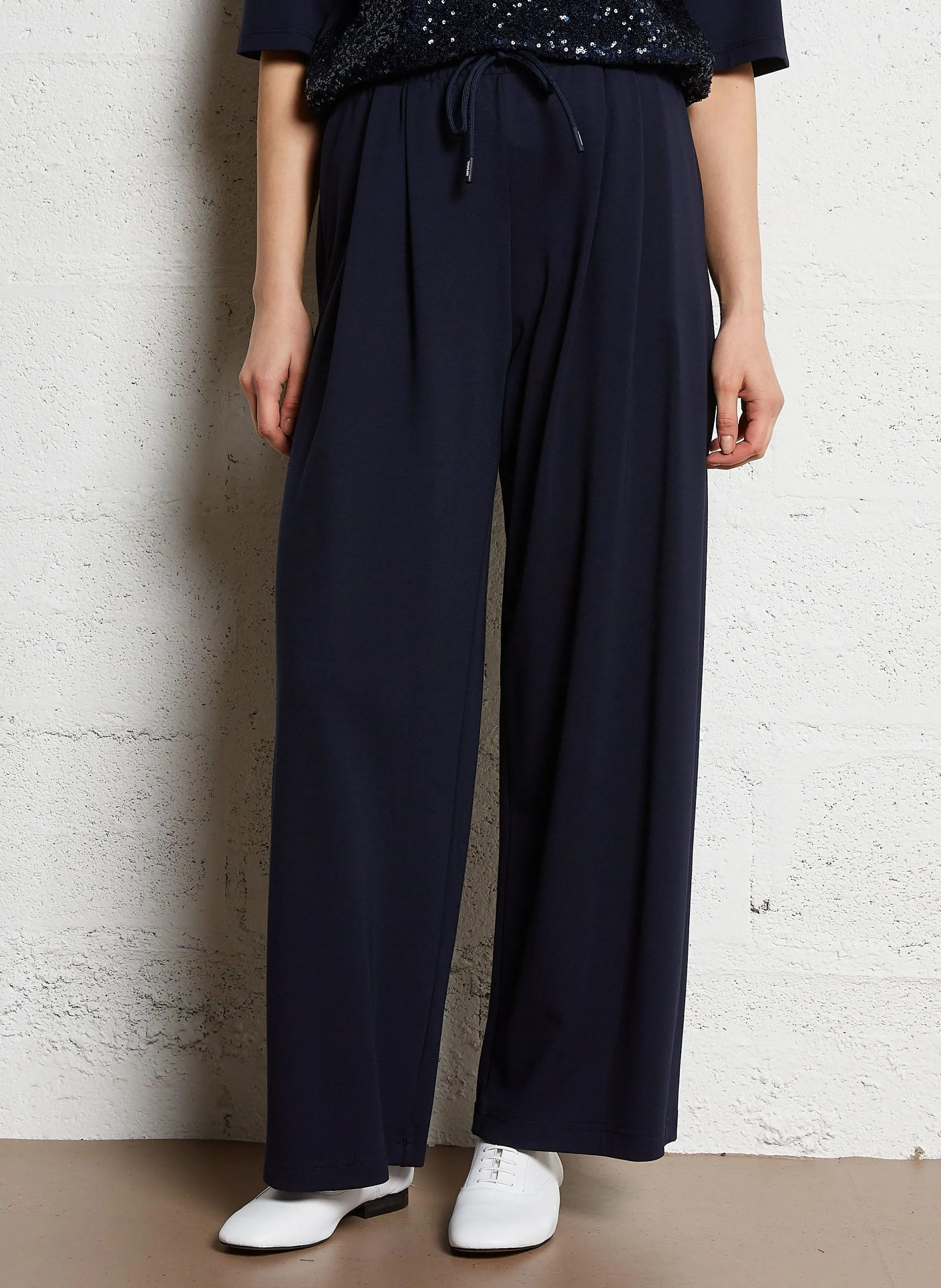 Weite Jogginghose Blau