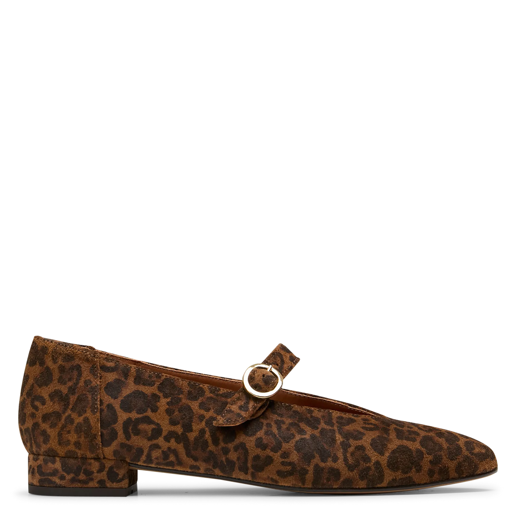 Ballerinas aus bedrucktem Veloursleder Mehrfarbig CASSANDRE