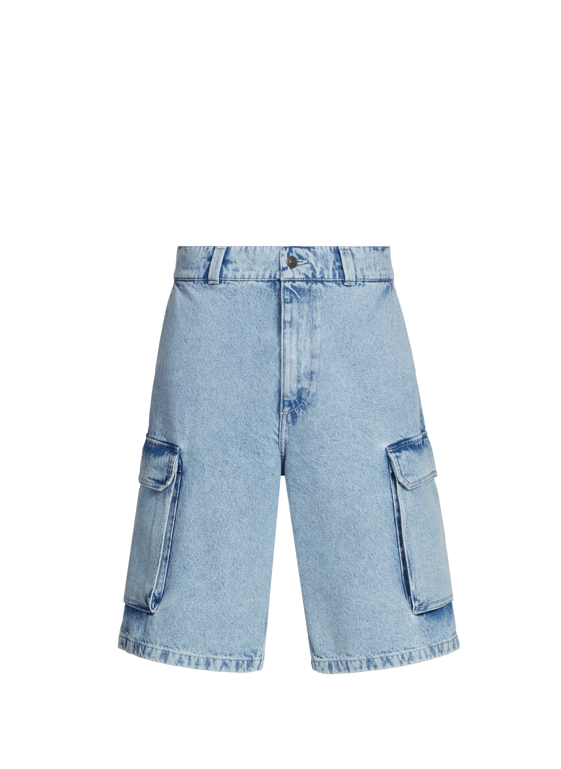 Bermudashorts aus Denim Blau