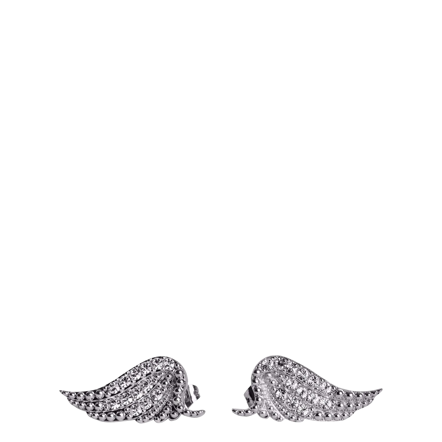 Ohrringe mit Strass Grau ROCK