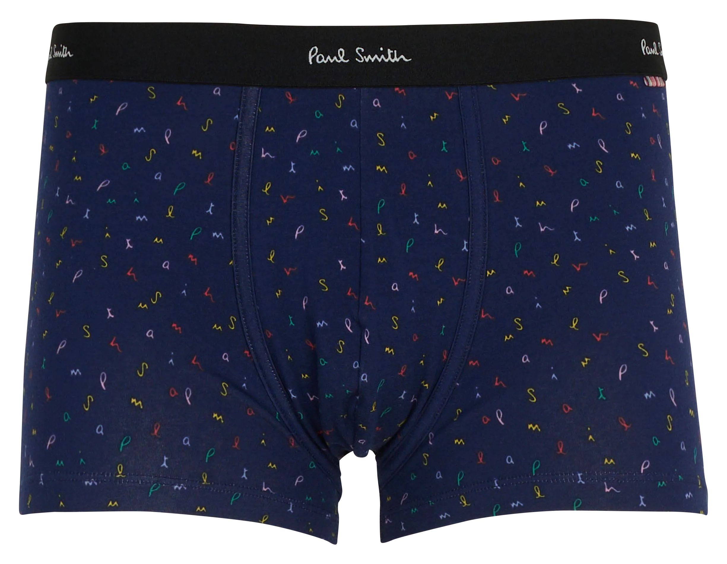 Boxershorts aus Bio-Baumwollmischung mit Print Blau