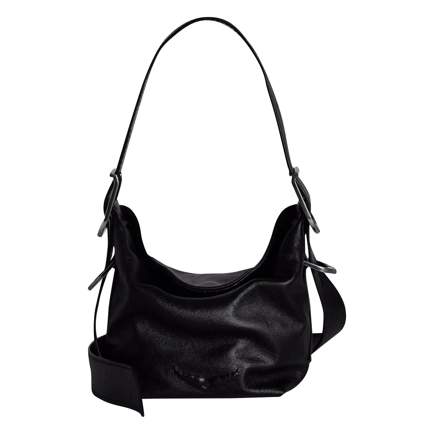 Brieftasche aus Leder Schwarz BABY JANE