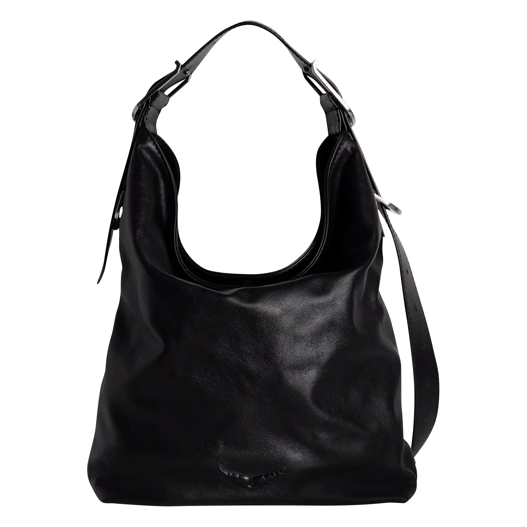 Brieftasche aus Leder Schwarz JANE