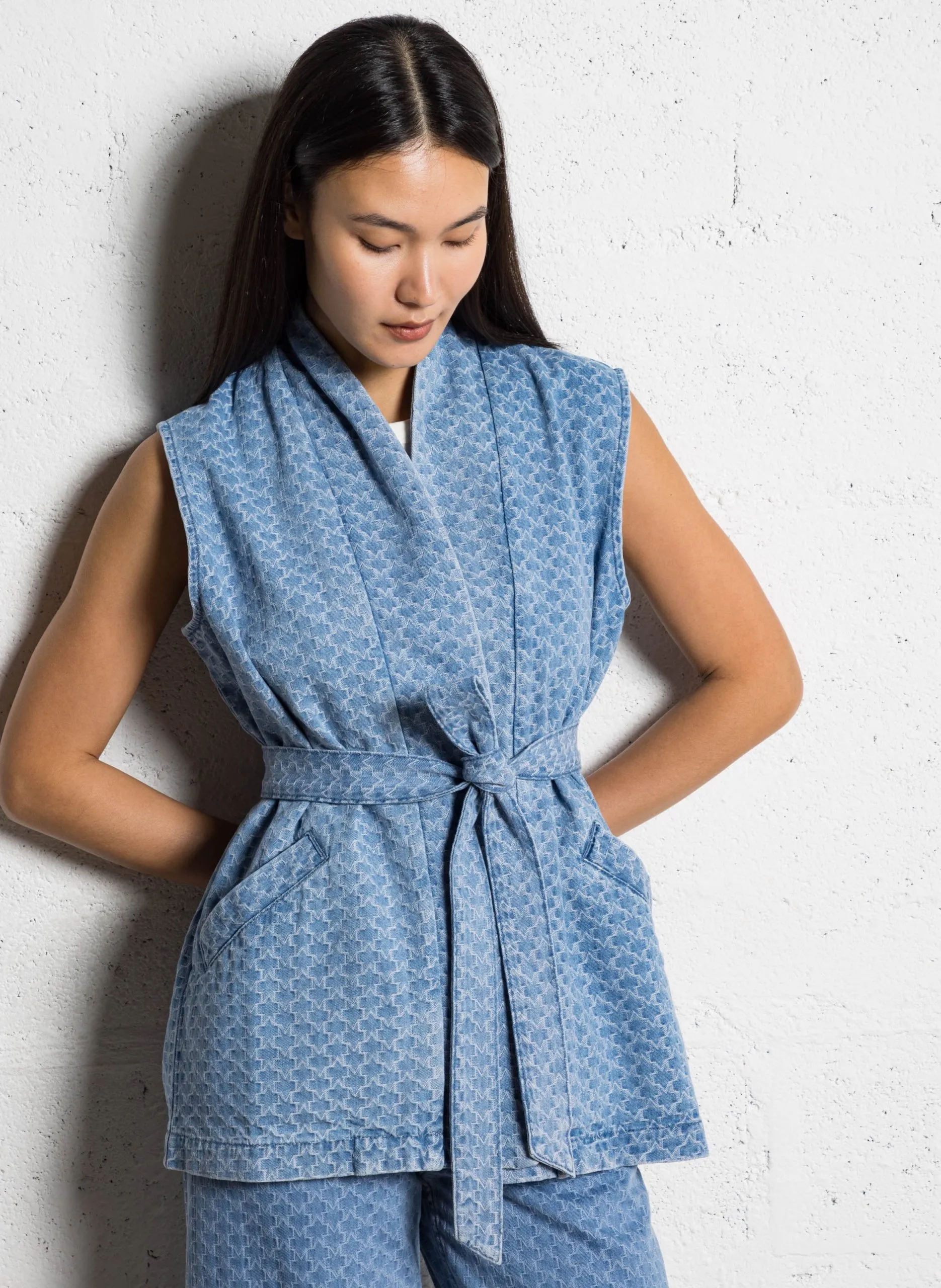 Baumwolljacke Stone-bleached Jeans VERANY