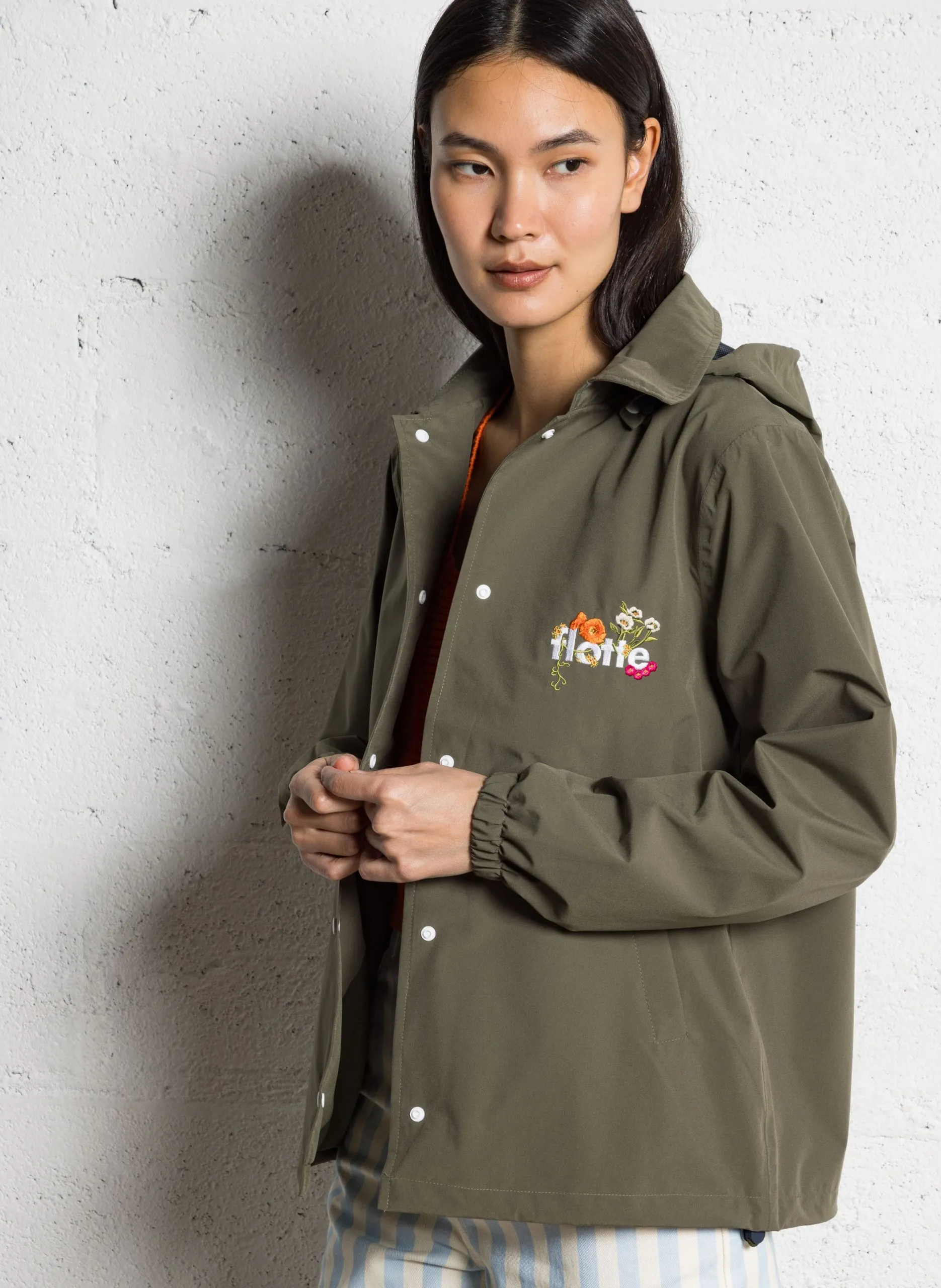 Blouson mit klassischem Kragen Khaki PLAISANCE